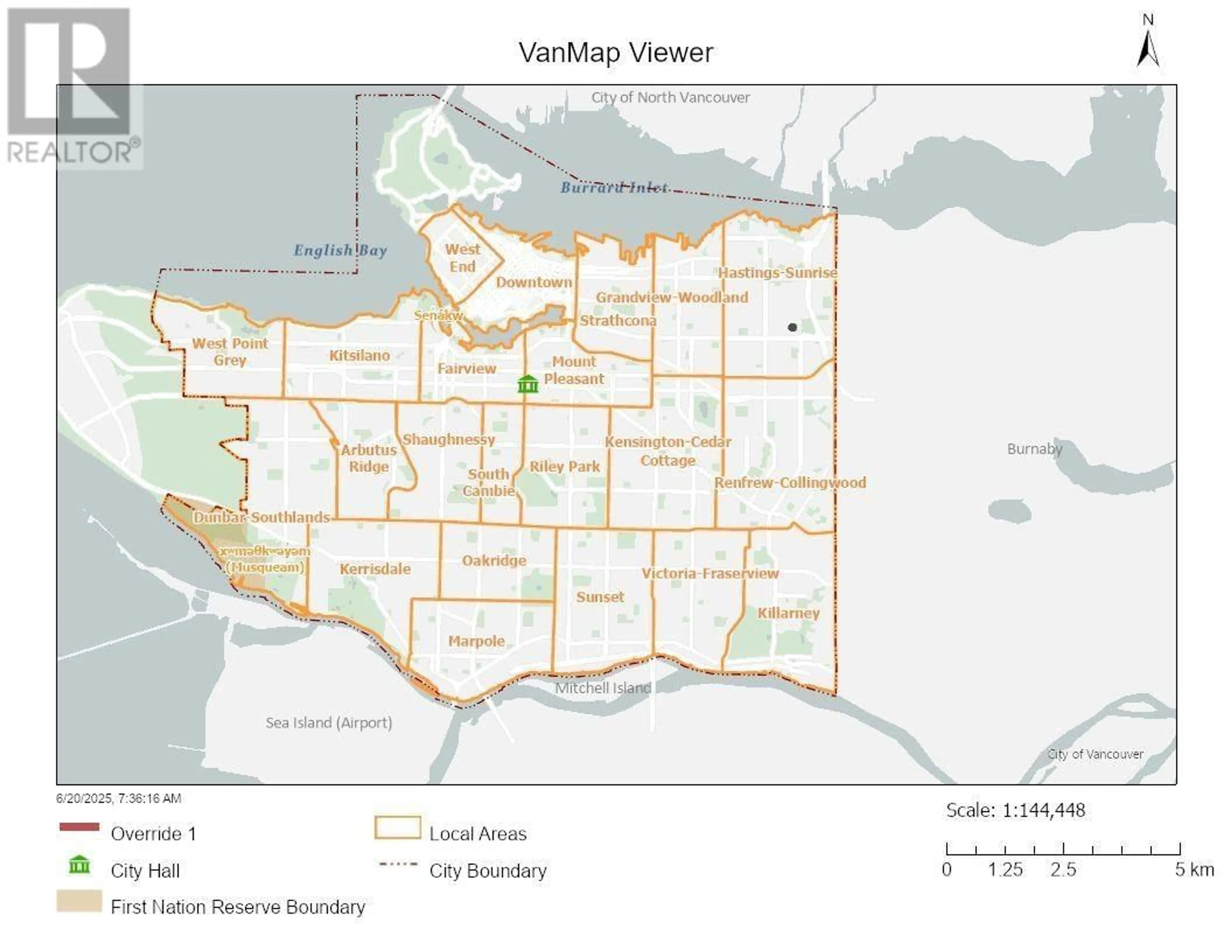 Picture of a map for 3205 GRANT STREET, Vancouver British Columbia V5K3J1