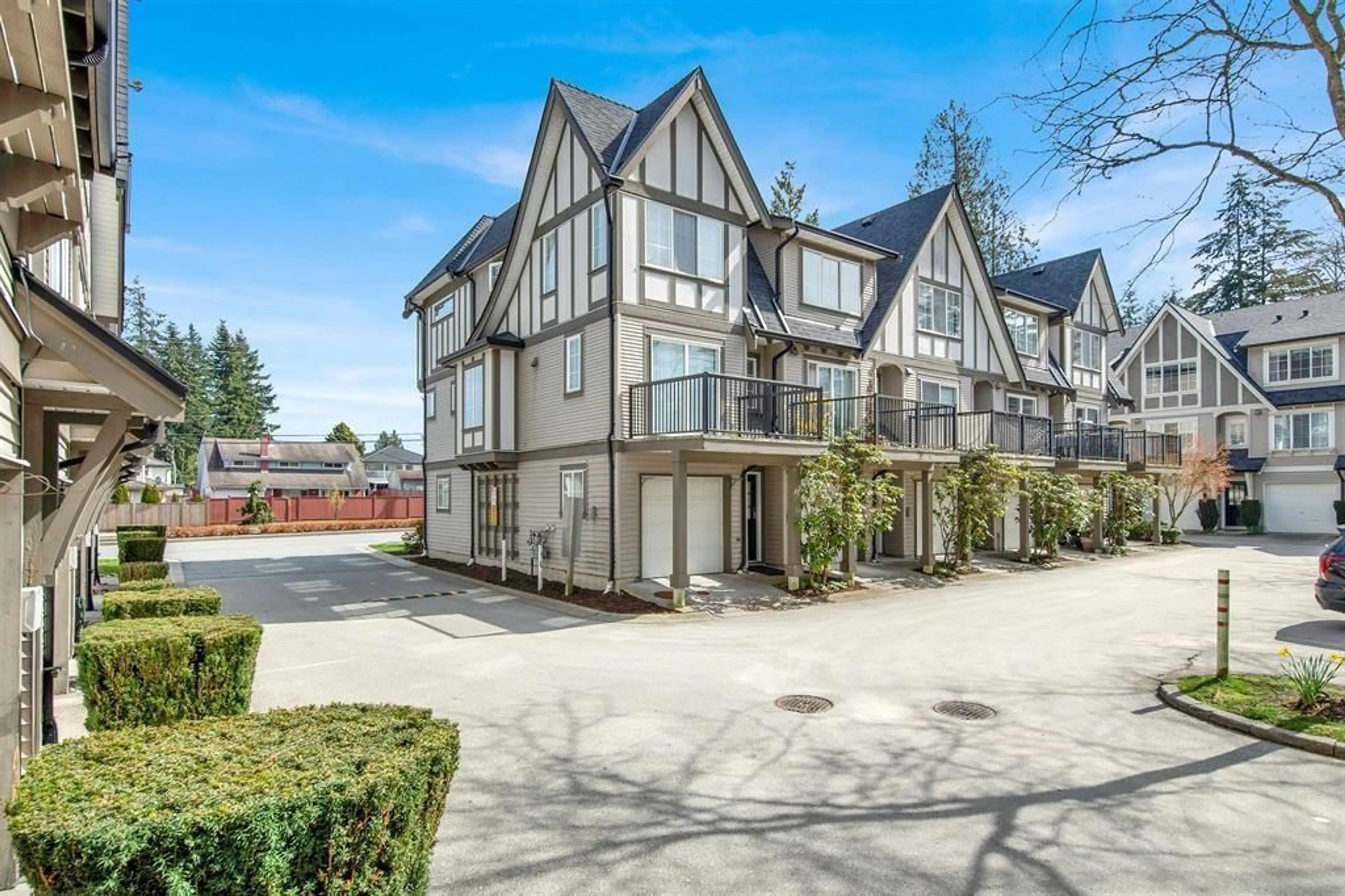 A pic from outside/outdoor area/front of a property/back of a property/a pic from drone, street for 50 - 12778 66TH, Surrey British Columbia V3W1K9