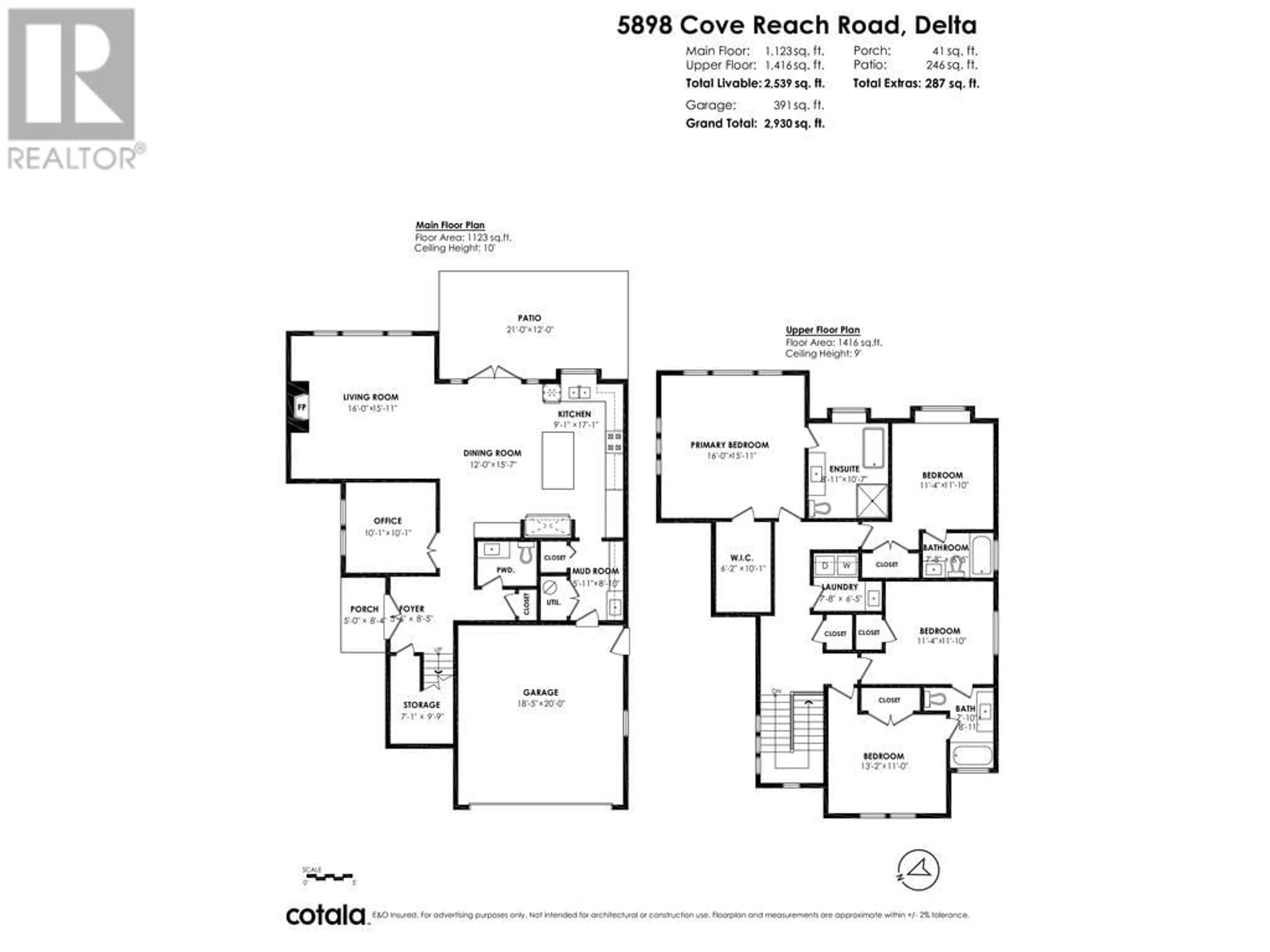 Floor plan for 5898 COVE REACH ROAD, Delta British Columbia V4K5G9