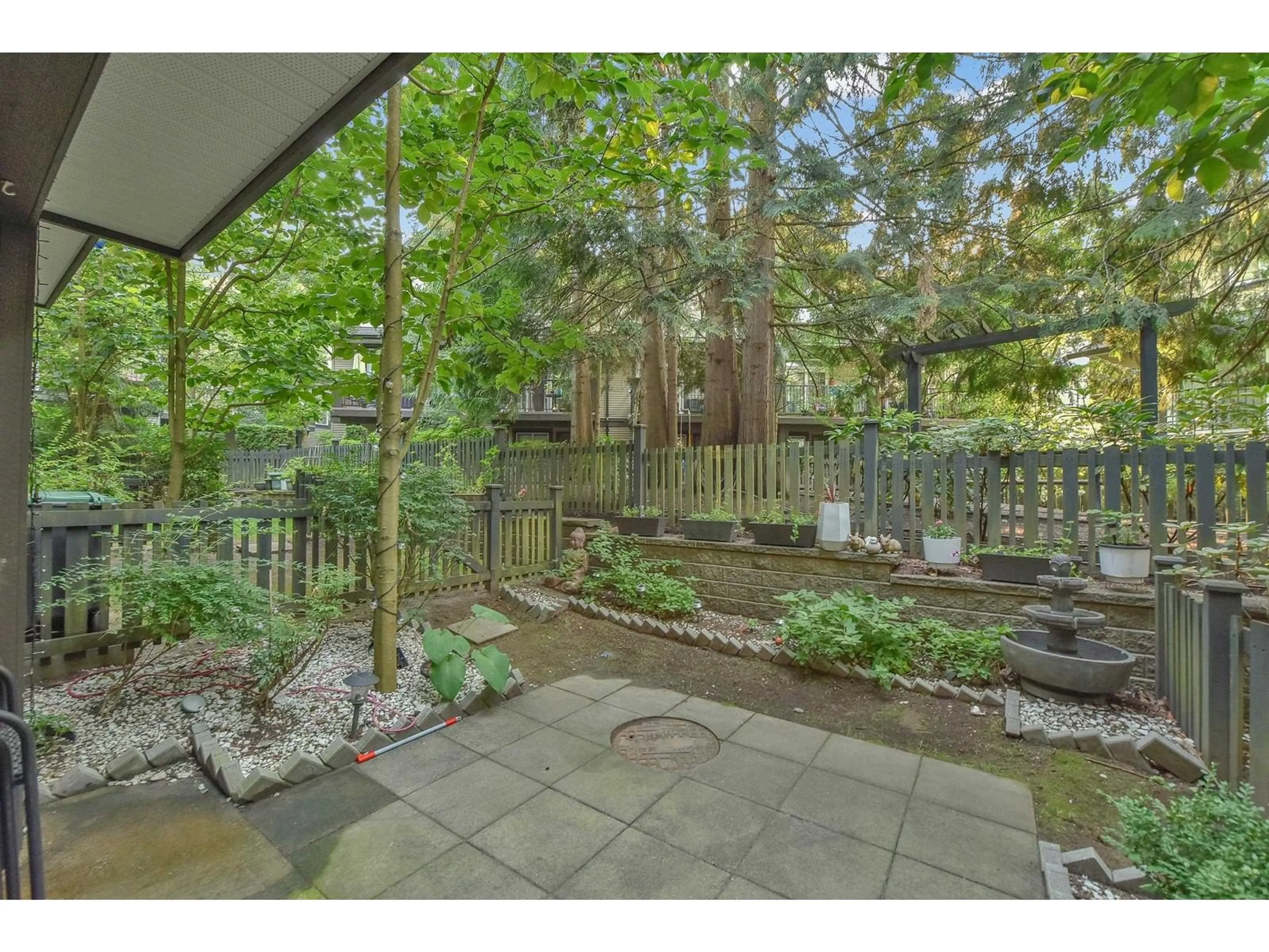 Patio, forest/trees view for 76 - 6123 138, Surrey British Columbia V3X1E8