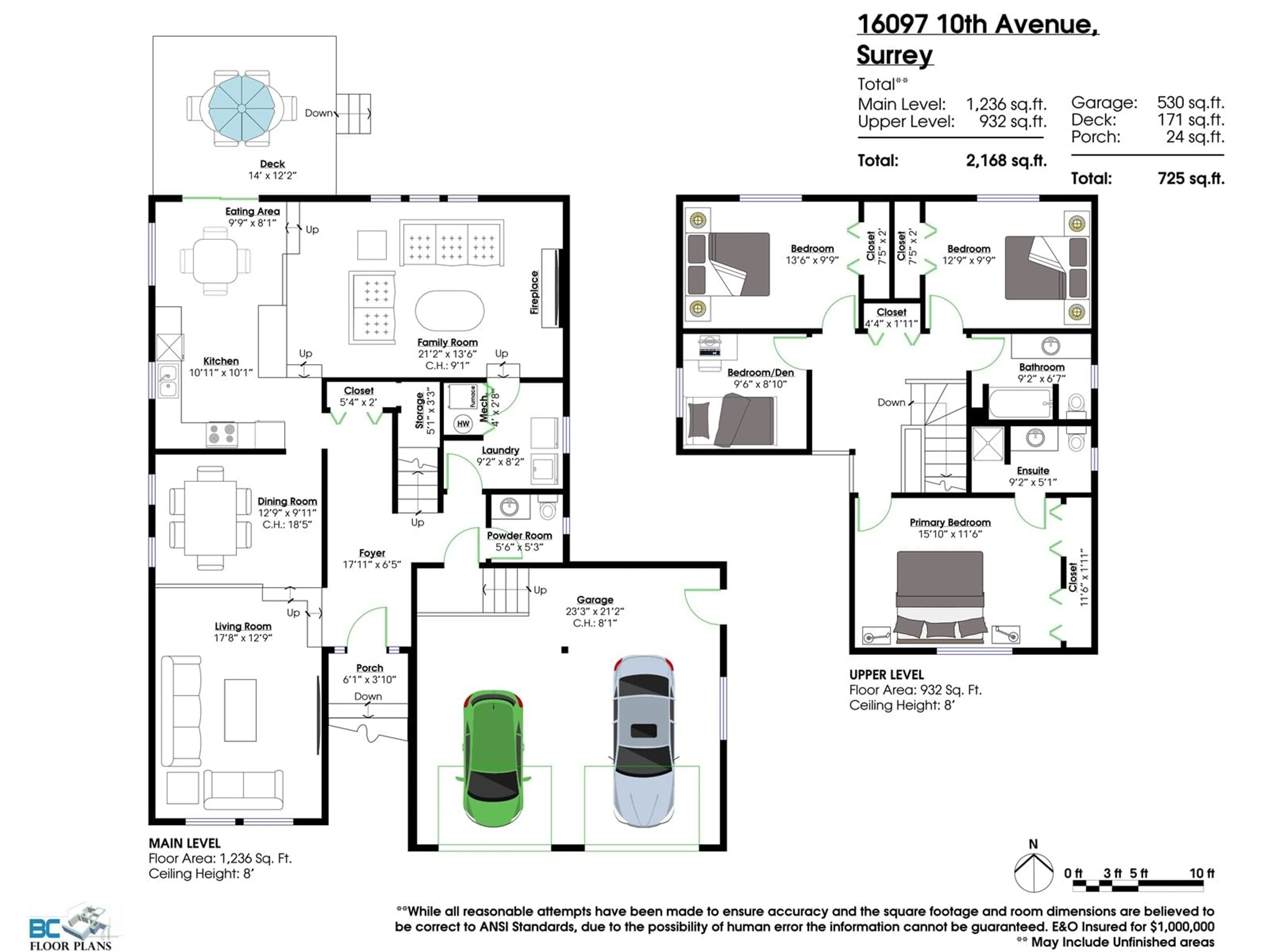 Floor plan for 16097 10, Surrey British Columbia V4A1A7