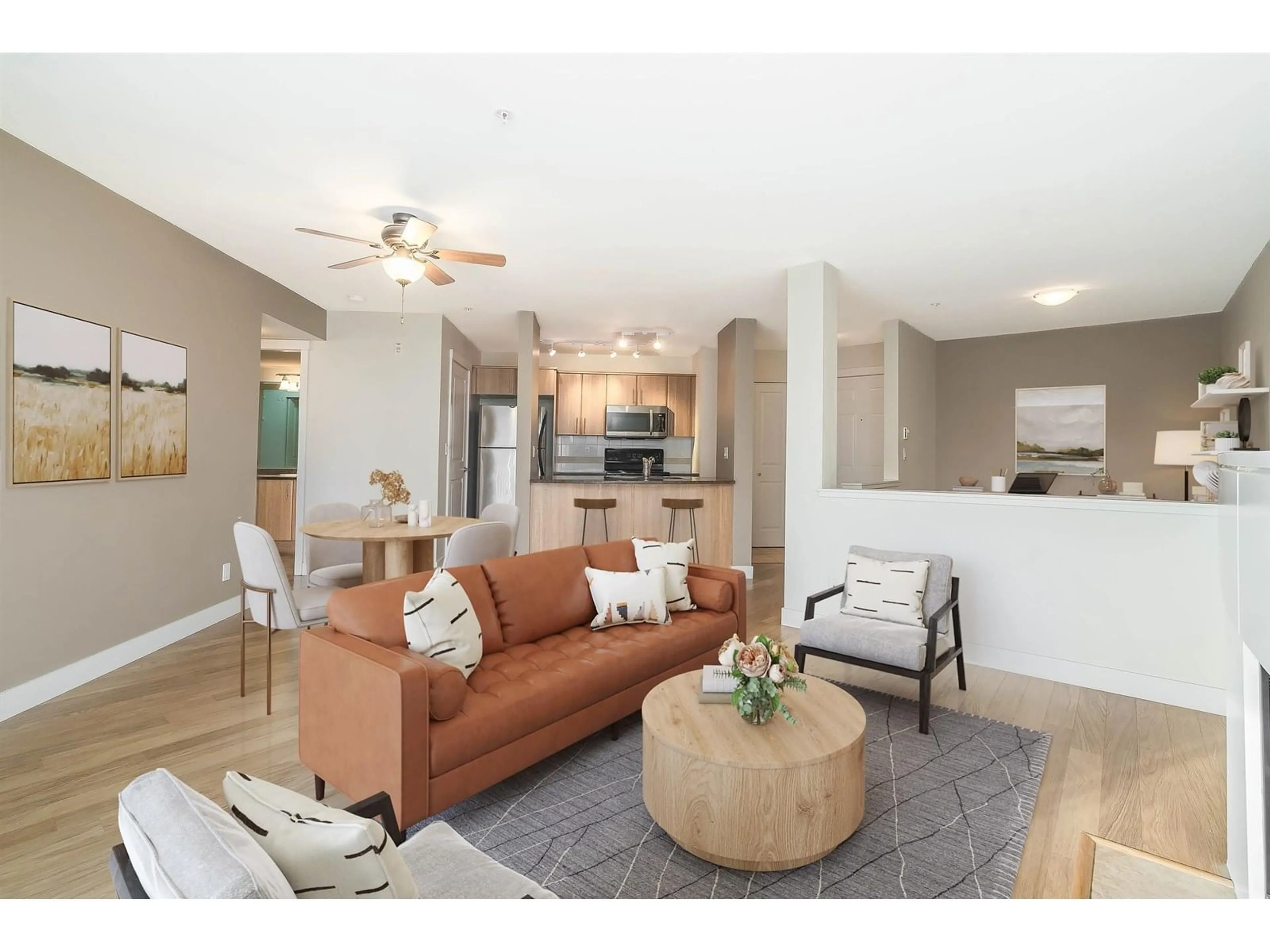 Living room with furniture, unknown for 214 - 19320 65, Surrey British Columbia V4N0A3