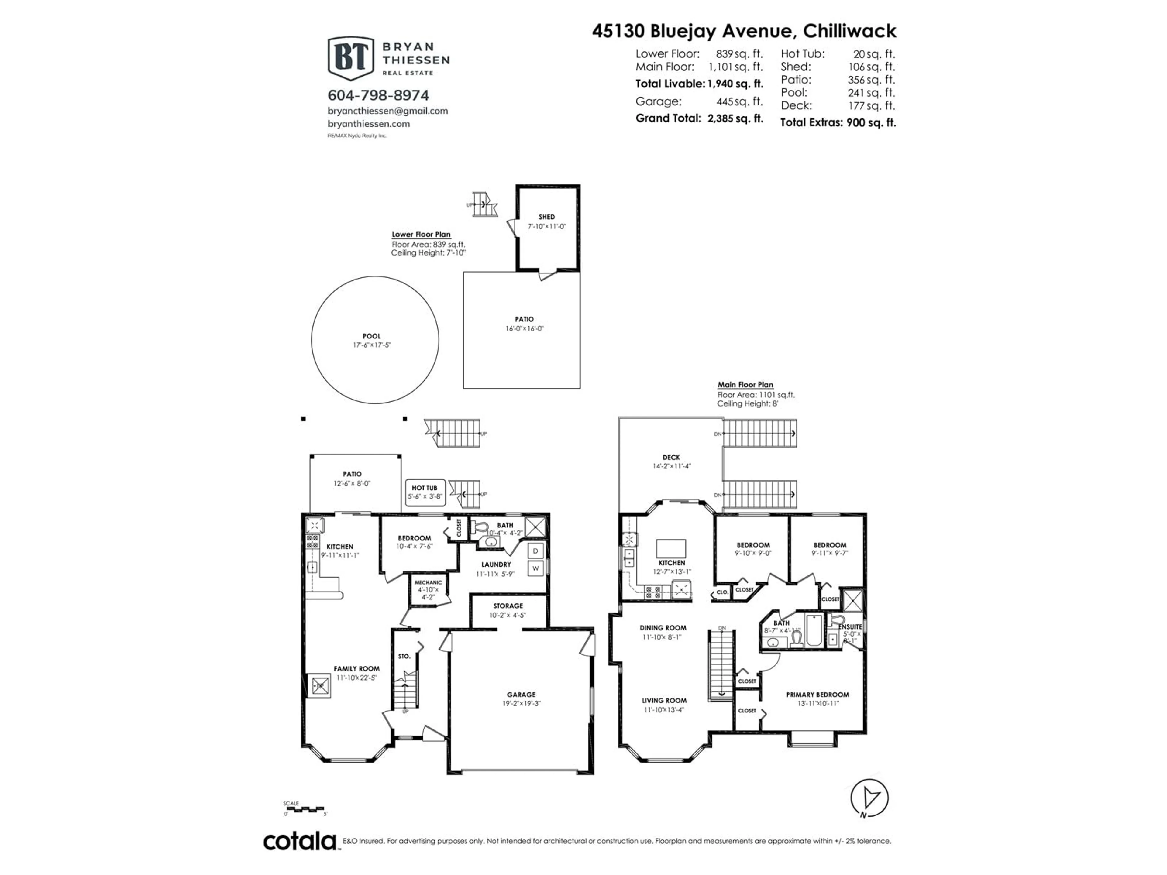 Floor plan for 45130 BLUEJAY AVENUE, Chilliwack British Columbia V2R2V2