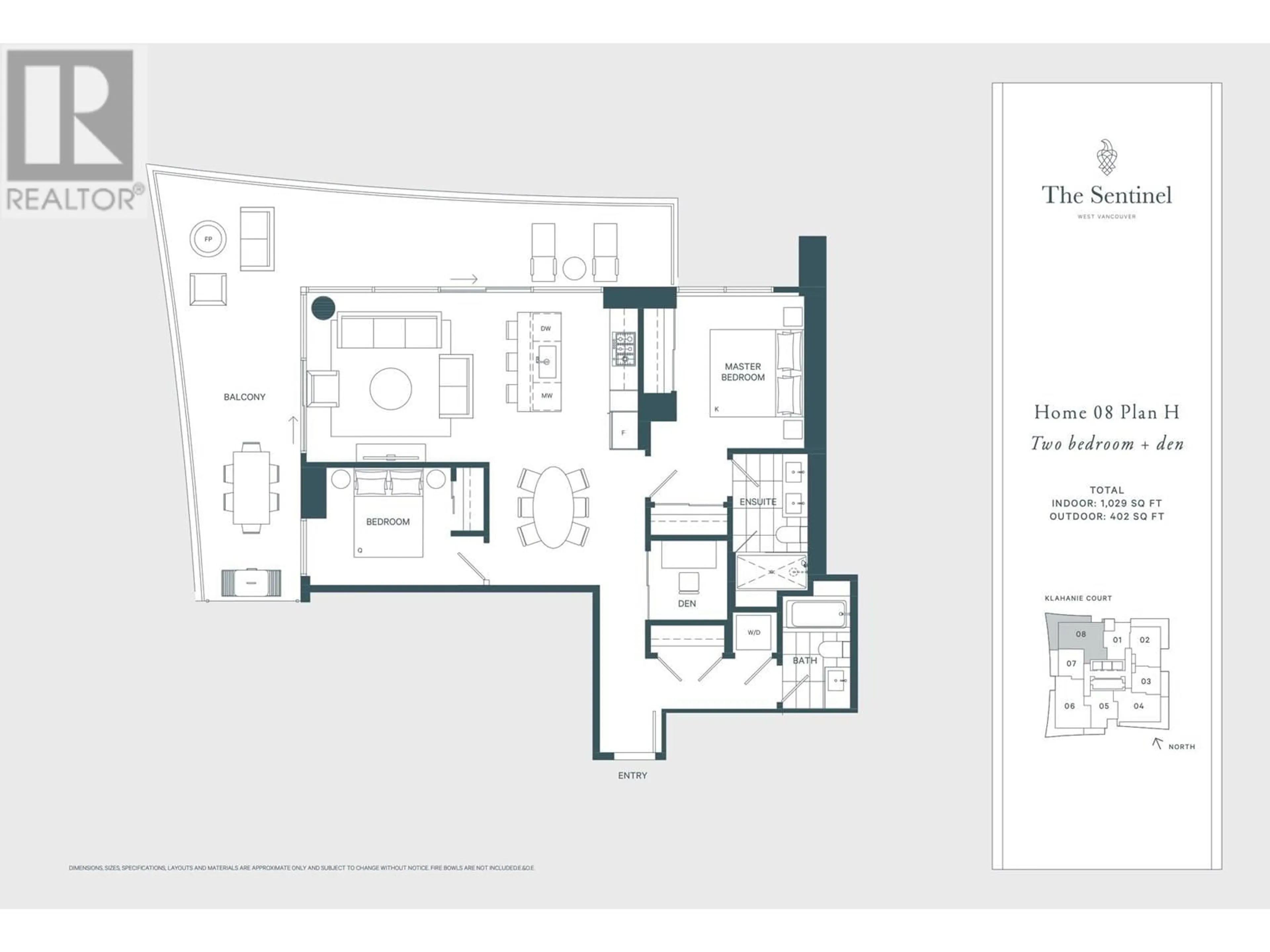 Floor plan for 2008 - 200 KLAHANIE COURT, West Vancouver British Columbia V7P0E4