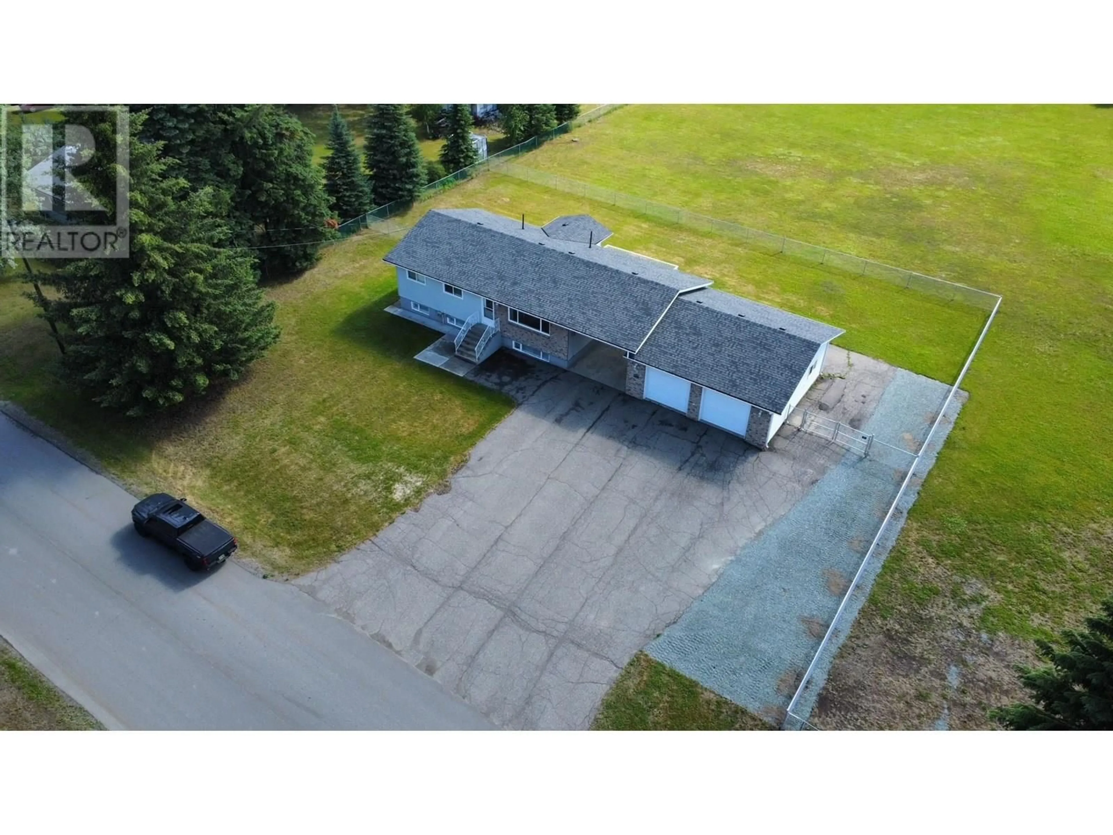 A pic from outside/outdoor area/front of a property/back of a property/a pic from drone, building for 7752 SABYAM ROAD, Prince George British Columbia V2K2K3
