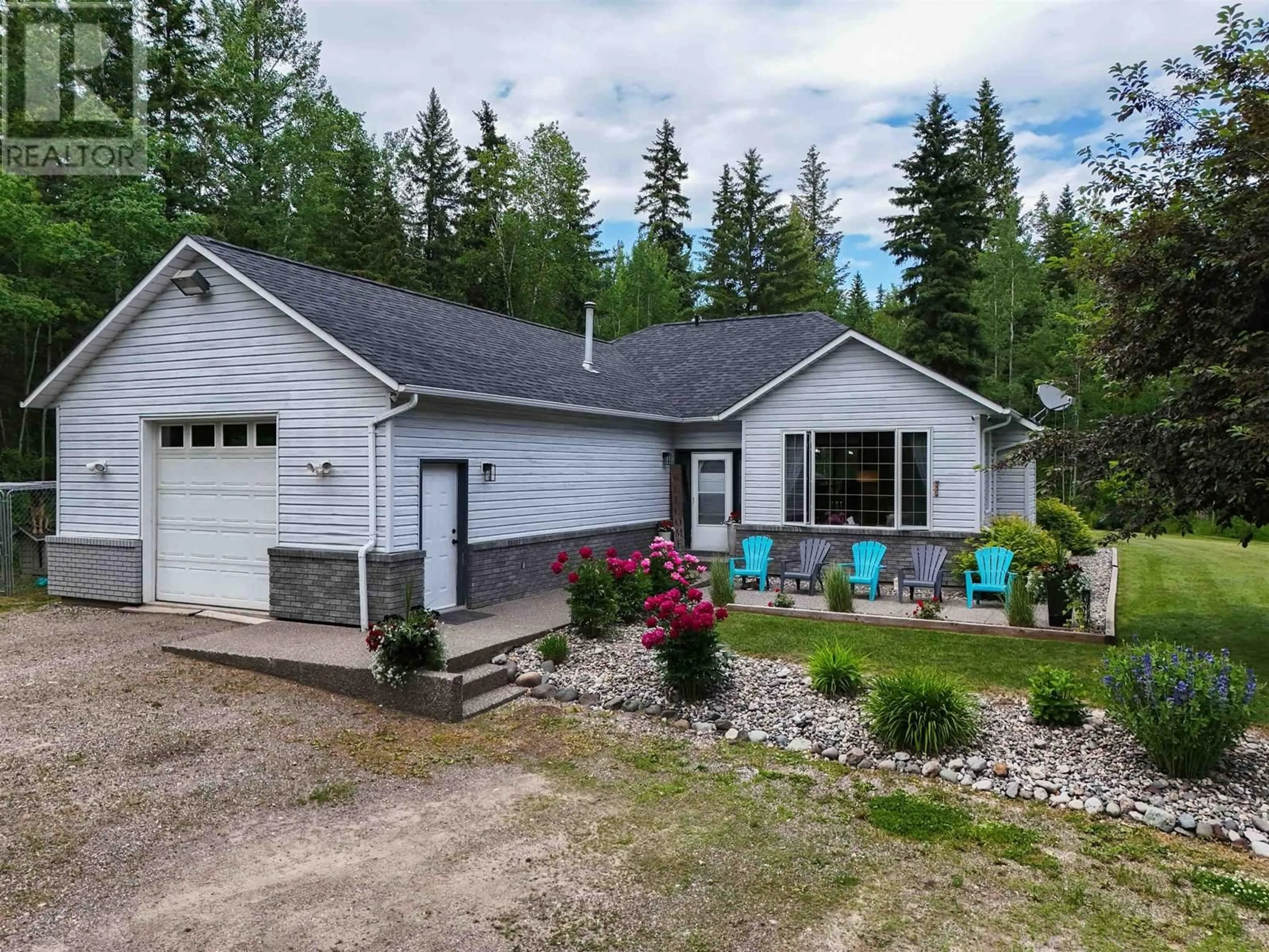A pic from outside/outdoor area/front of a property/back of a property/a pic from drone, unknown for 3441 KIRKHAM ROAD, Quesnel British Columbia V2J6E6