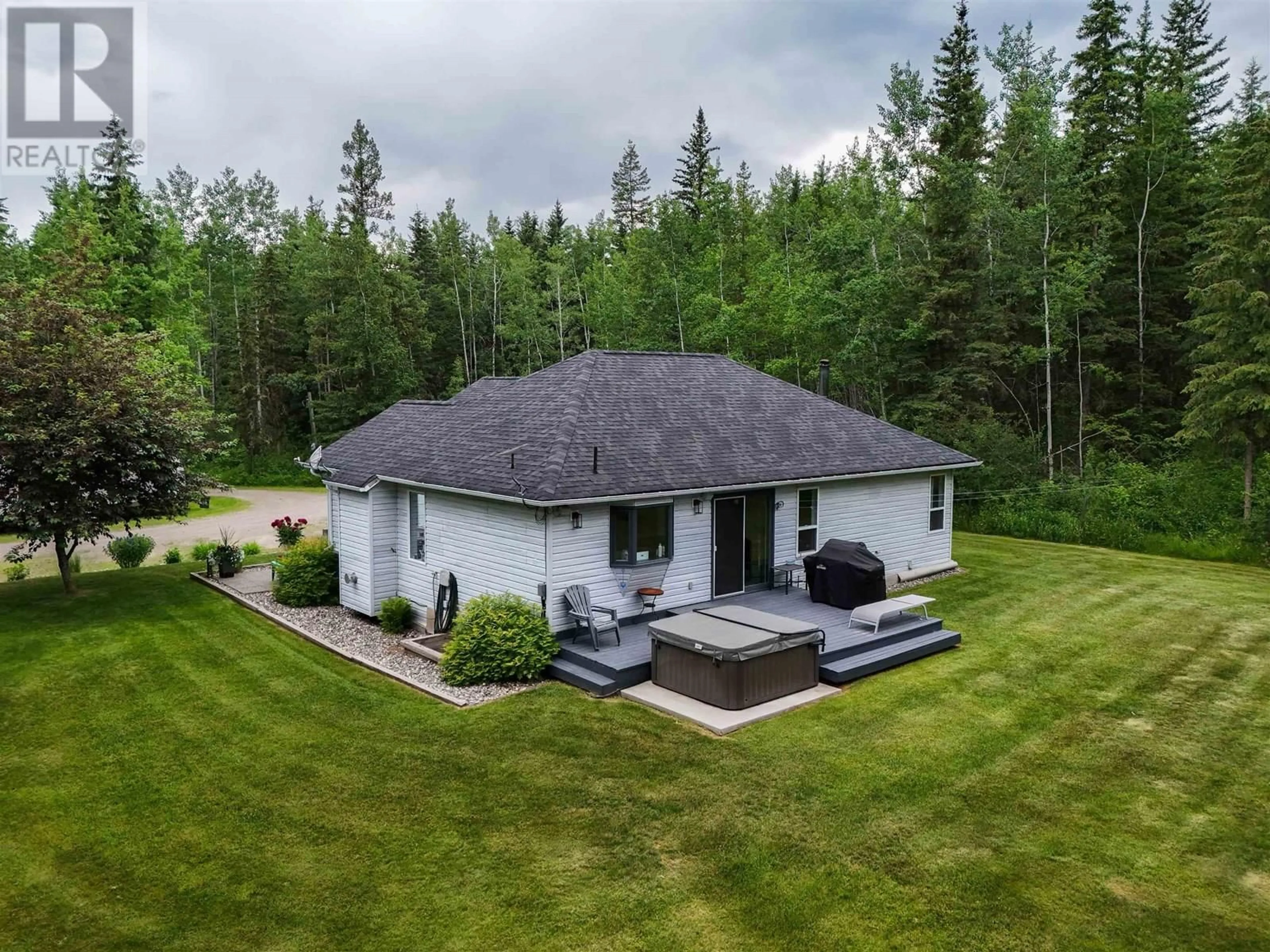 A pic from outside/outdoor area/front of a property/back of a property/a pic from drone, unknown for 3441 KIRKHAM ROAD, Quesnel British Columbia V2J6E6