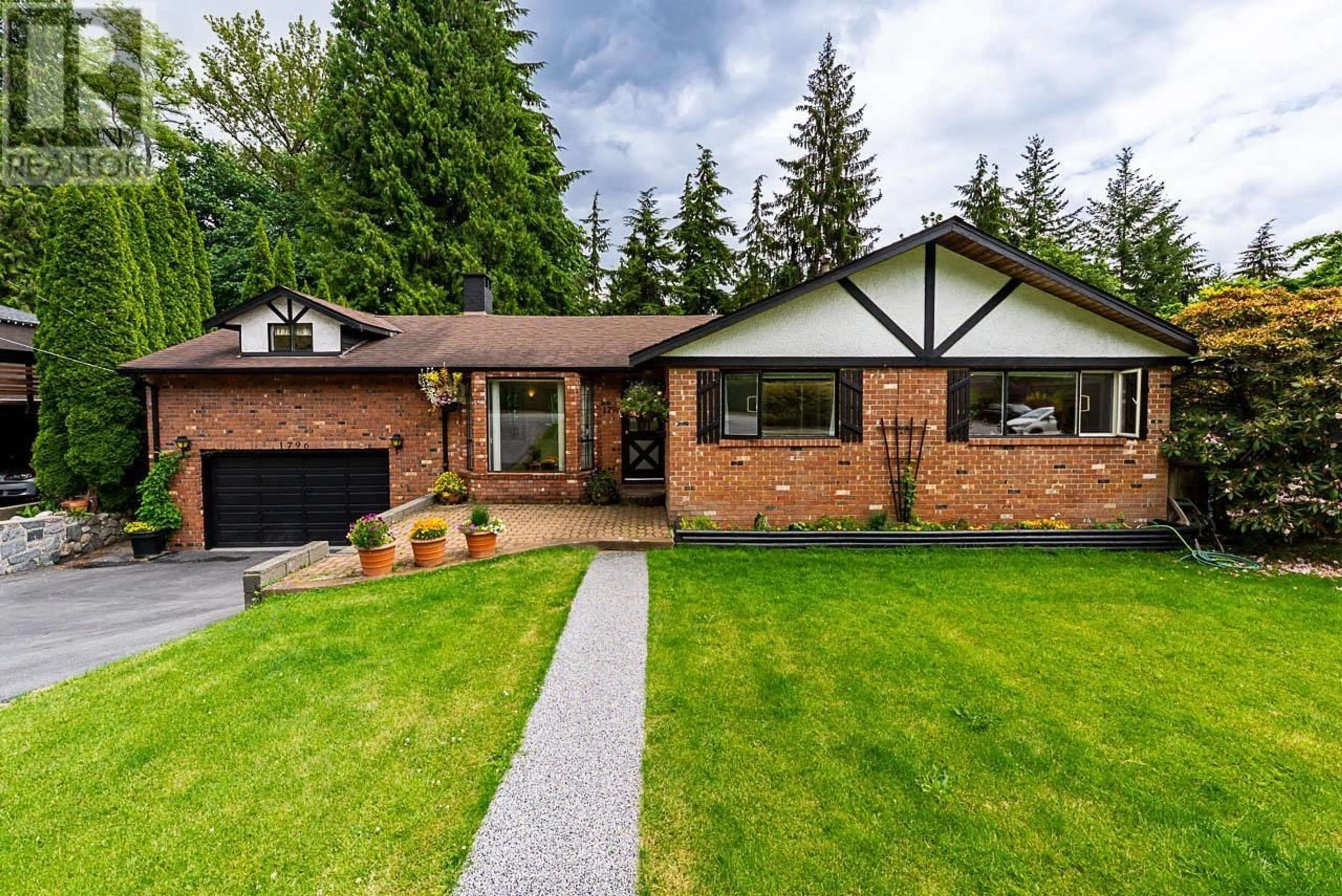Home with brick exterior material, street for 1796 APPIN ROAD, North Vancouver British Columbia V7J2T5