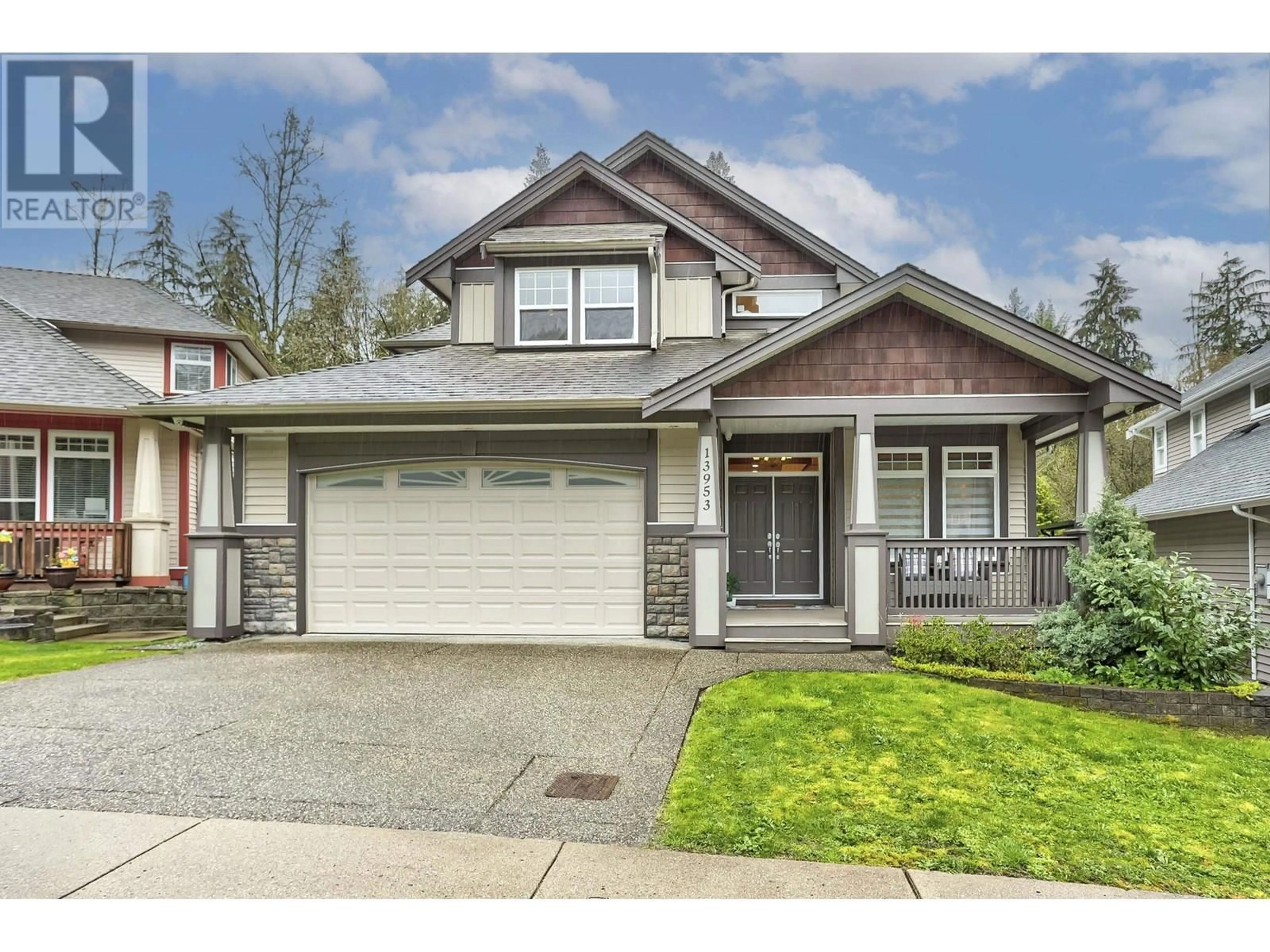 Home with vinyl exterior material, street for 13953 ANDERSON CREEK DRIVE, Maple Ridge British Columbia V4R0B8