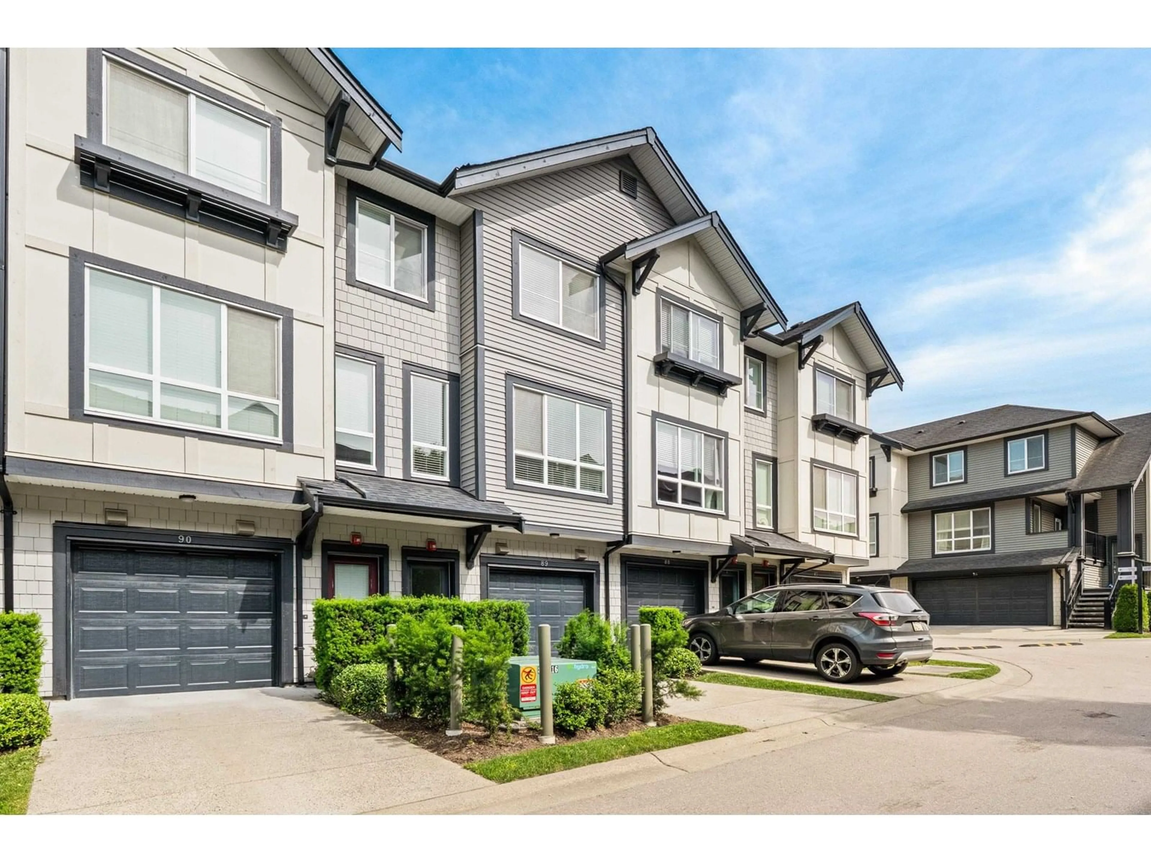 A pic from outside/outdoor area/front of a property/back of a property/a pic from drone, street for 89 - 8570 204, Langley British Columbia V2Y0T9