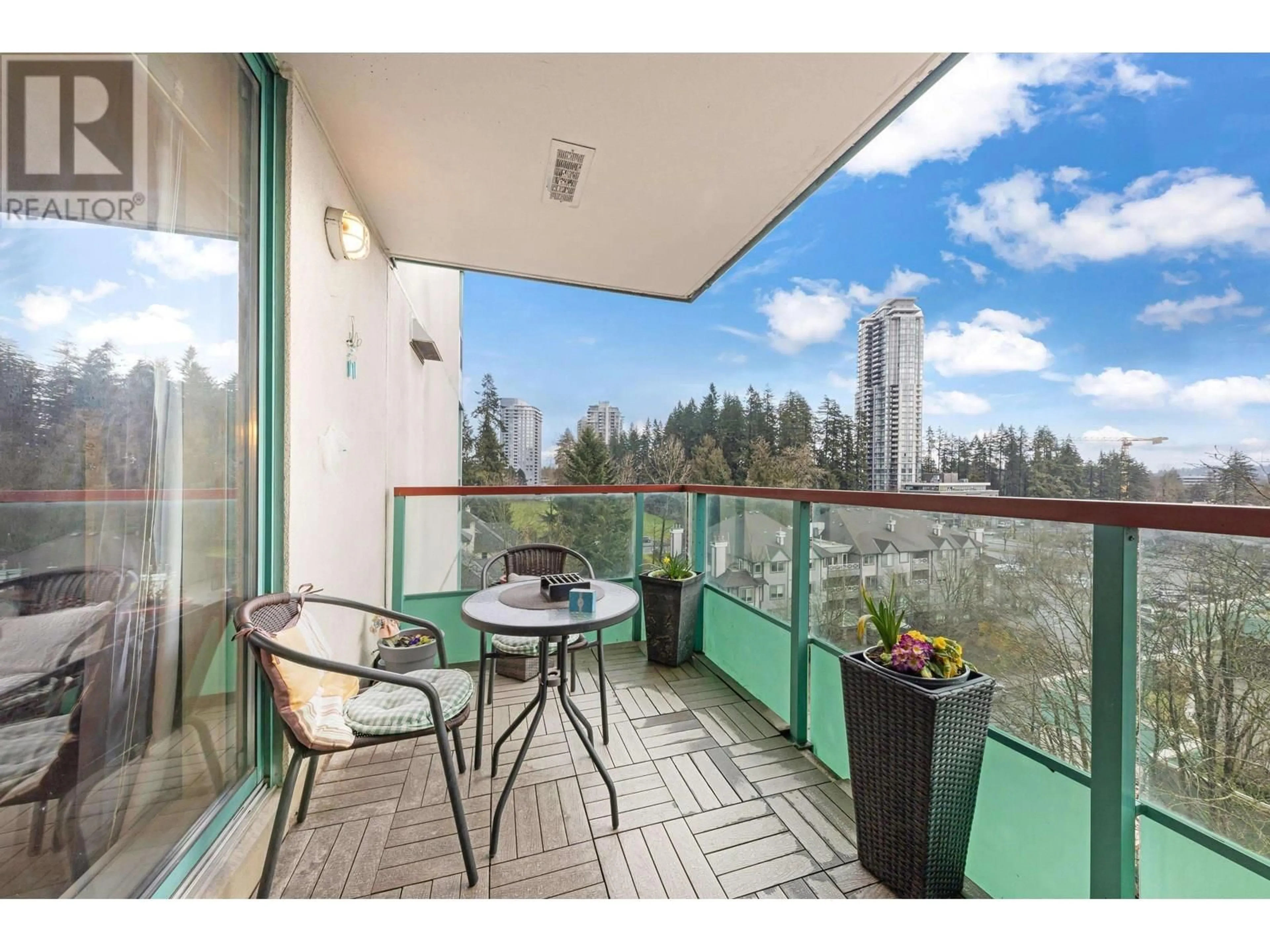 Balcony in the apartment, unknown for 801 - 1148 HEFFLEY CRESCENT, Coquitlam British Columbia V3B8A6