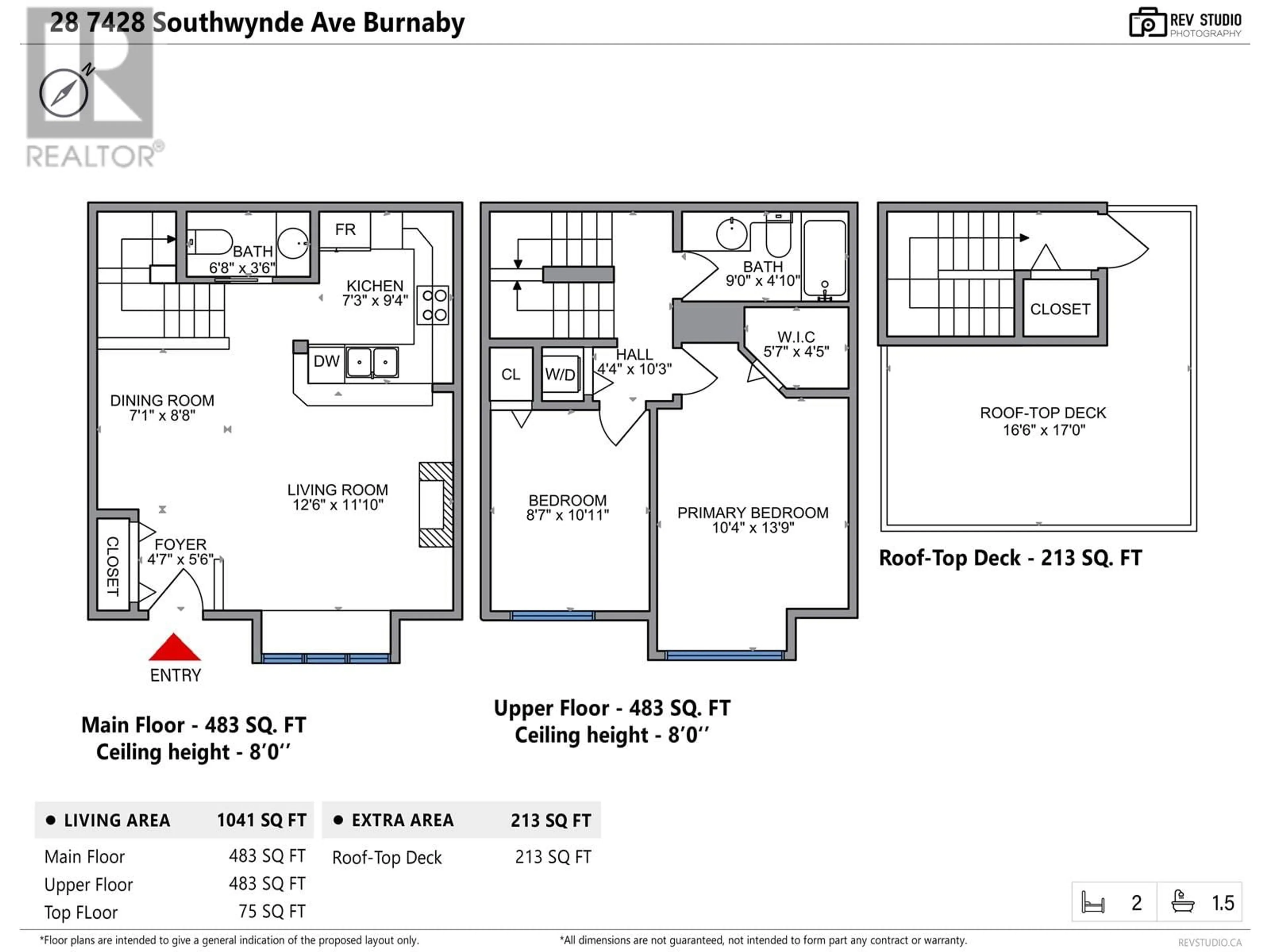 Floor plan for 28 - 7428 SOUTHWYNDE AVENUE, Burnaby British Columbia V3N0A1