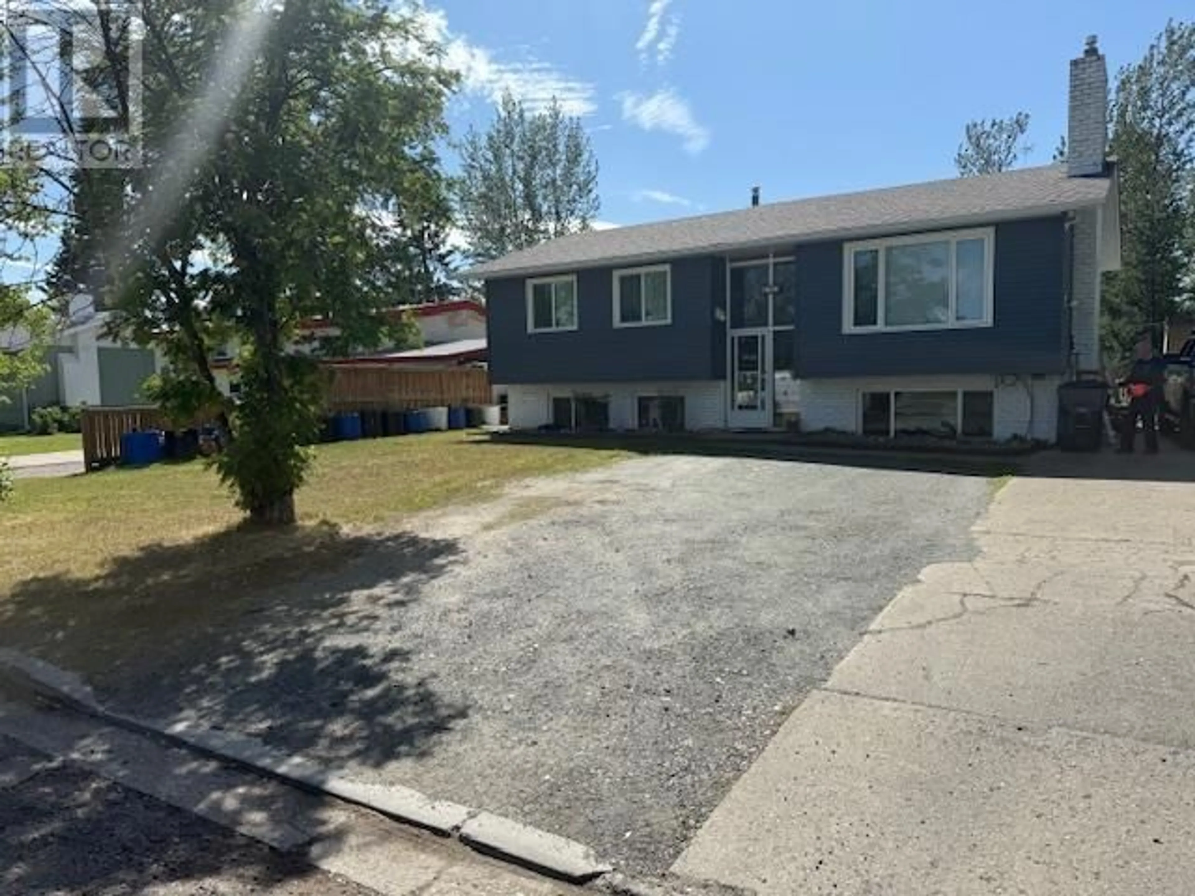 A pic from outside/outdoor area/front of a property/back of a property/a pic from drone, street for 1157 BABINE CRESCENT, Prince George British Columbia V2M3X7