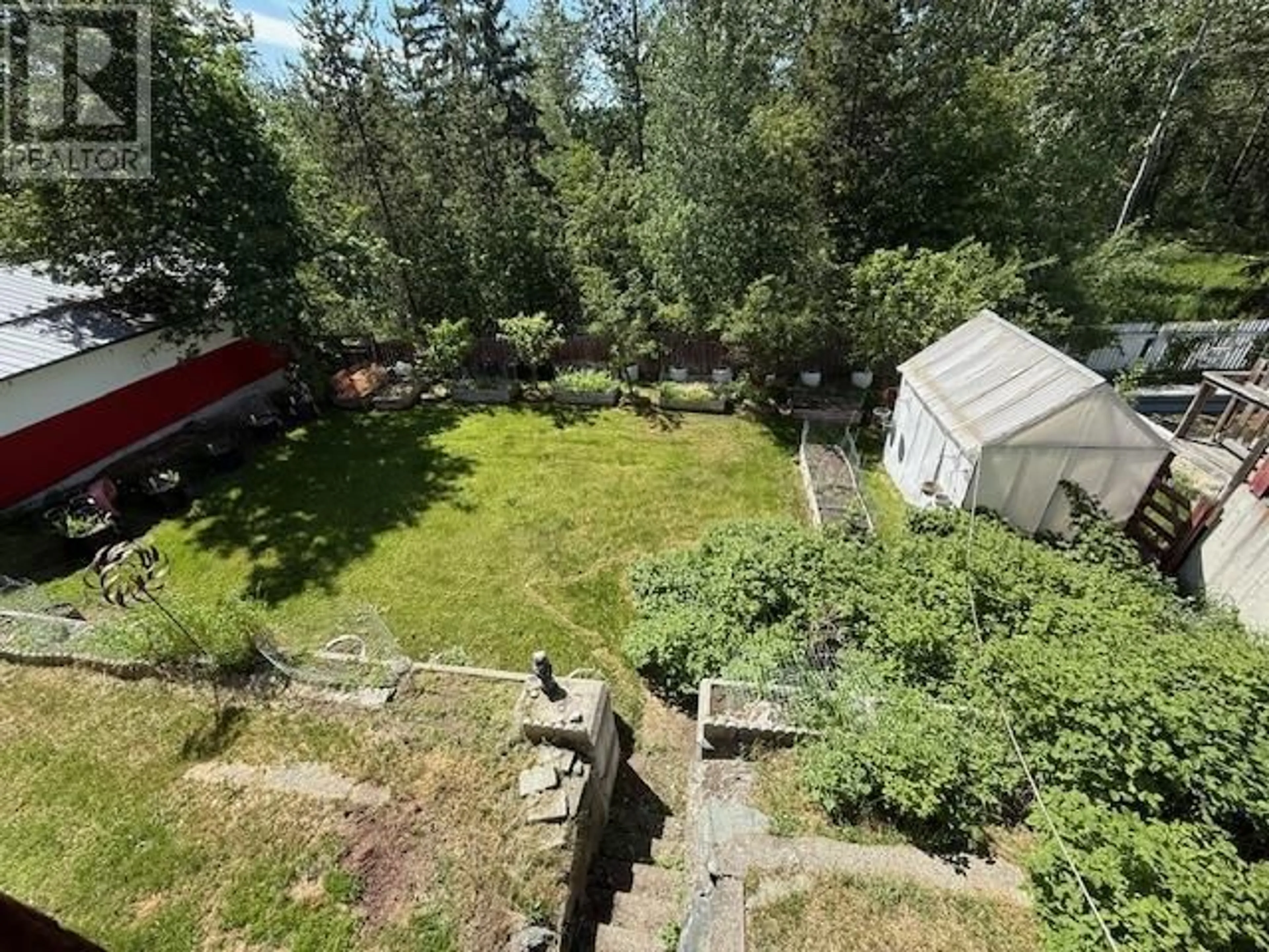 A pic from outside/outdoor area/front of a property/back of a property/a pic from drone, forest/trees view for 1157 BABINE CRESCENT, Prince George British Columbia V2M3X7