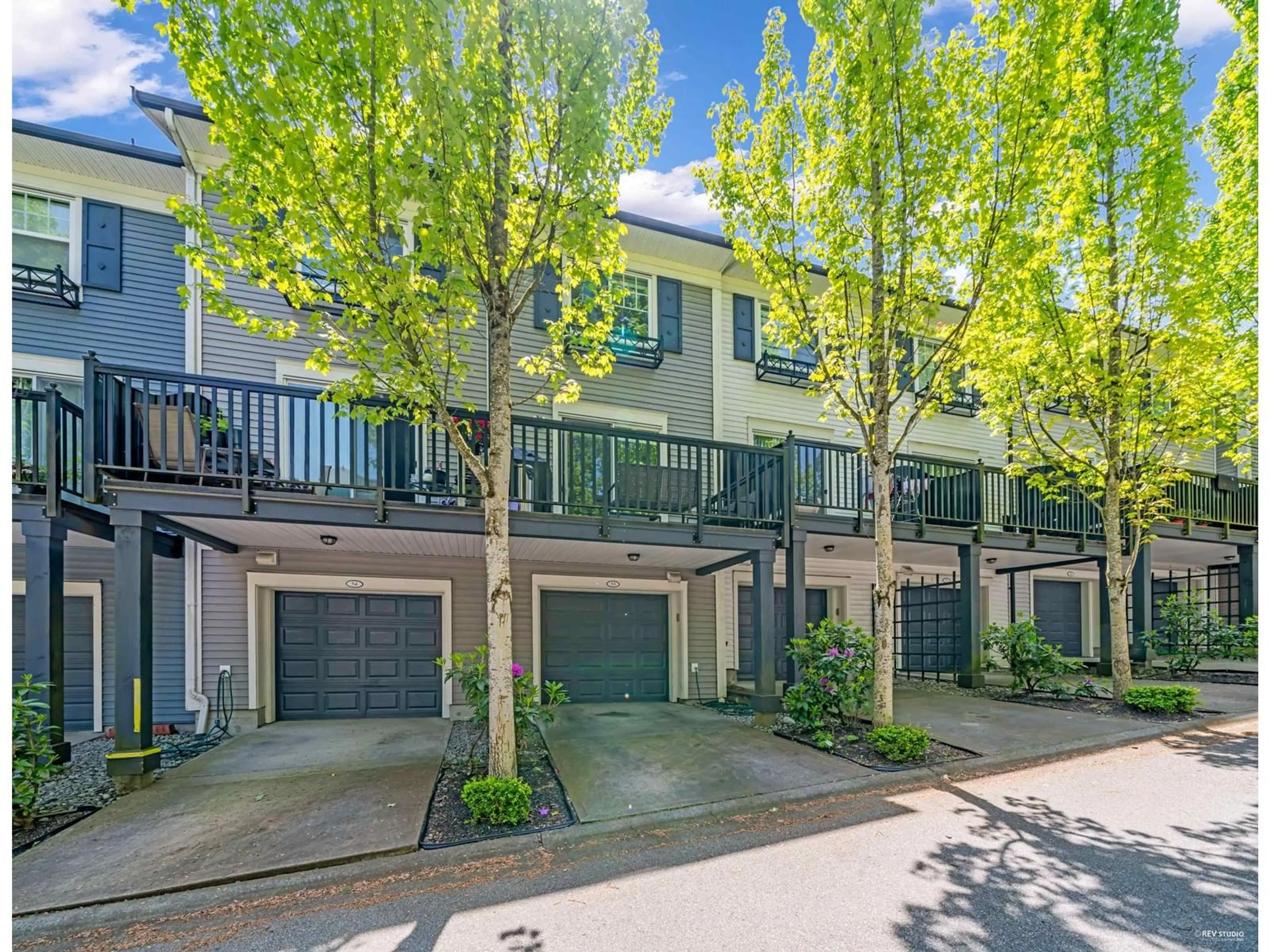 A pic from outside/outdoor area/front of a property/back of a property/a pic from drone, street for 53 - 8767 162, Surrey British Columbia V4N6K7