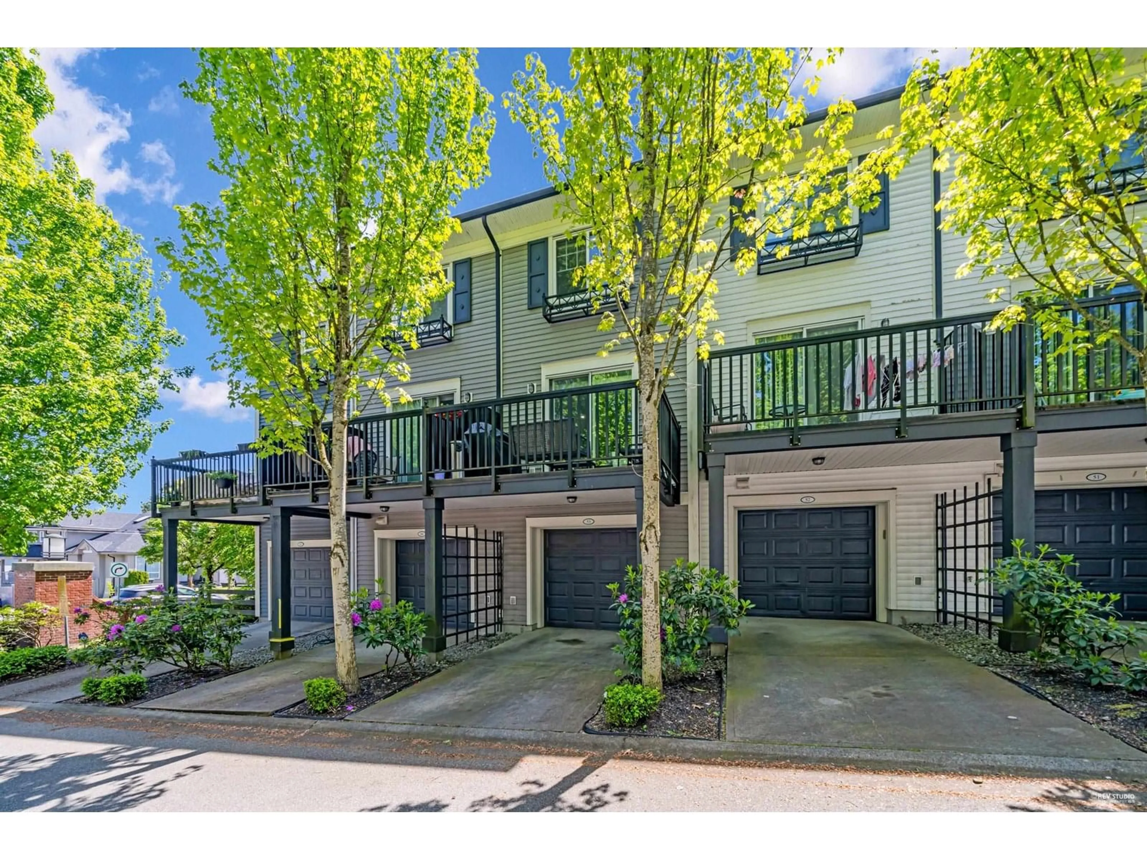 A pic from outside/outdoor area/front of a property/back of a property/a pic from drone, street for 53 - 8767 162, Surrey British Columbia V4N6K7