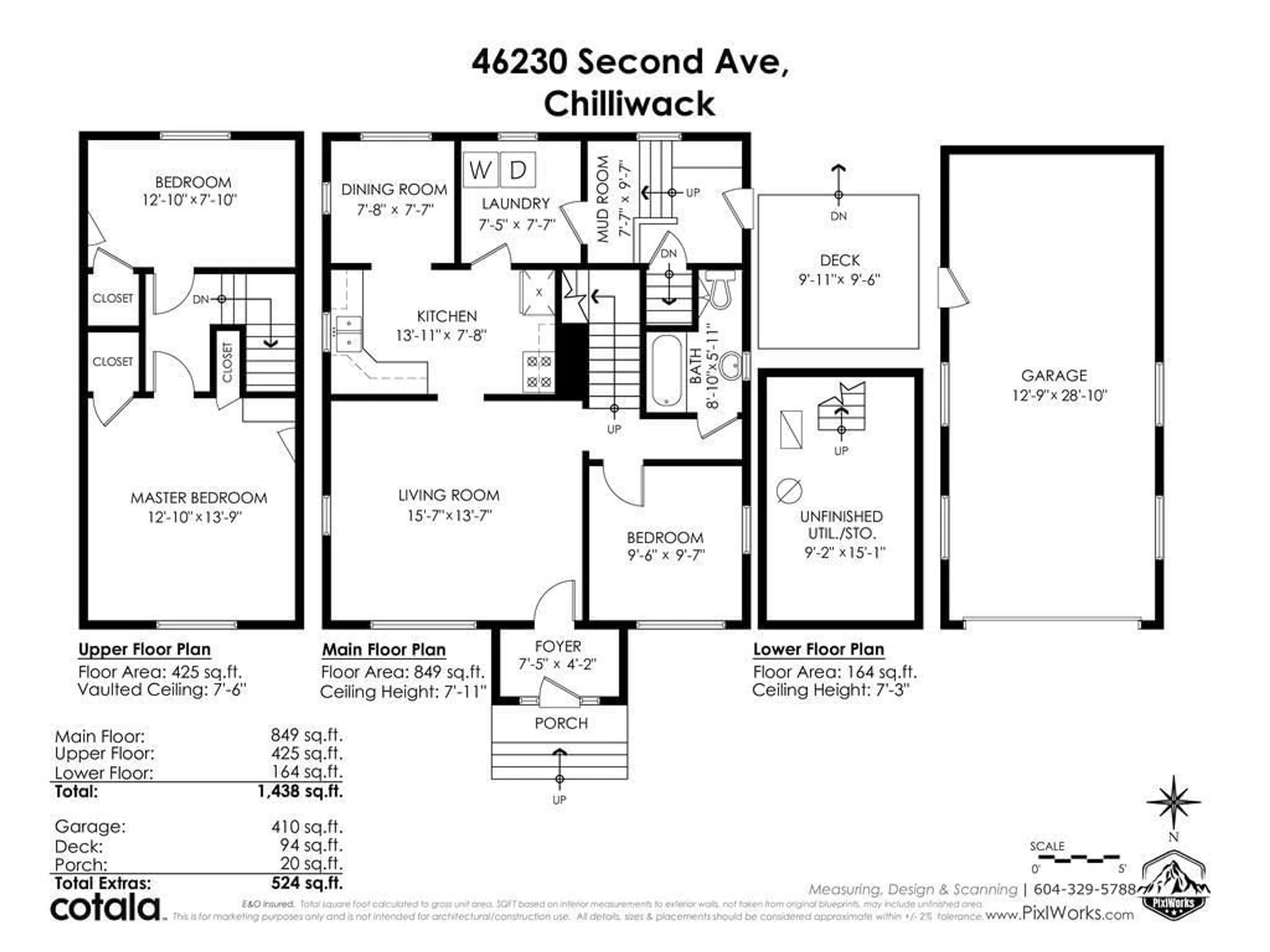 Floor plan for 46230 SECOND AVENUE, Chilliwack British Columbia V2P1S9