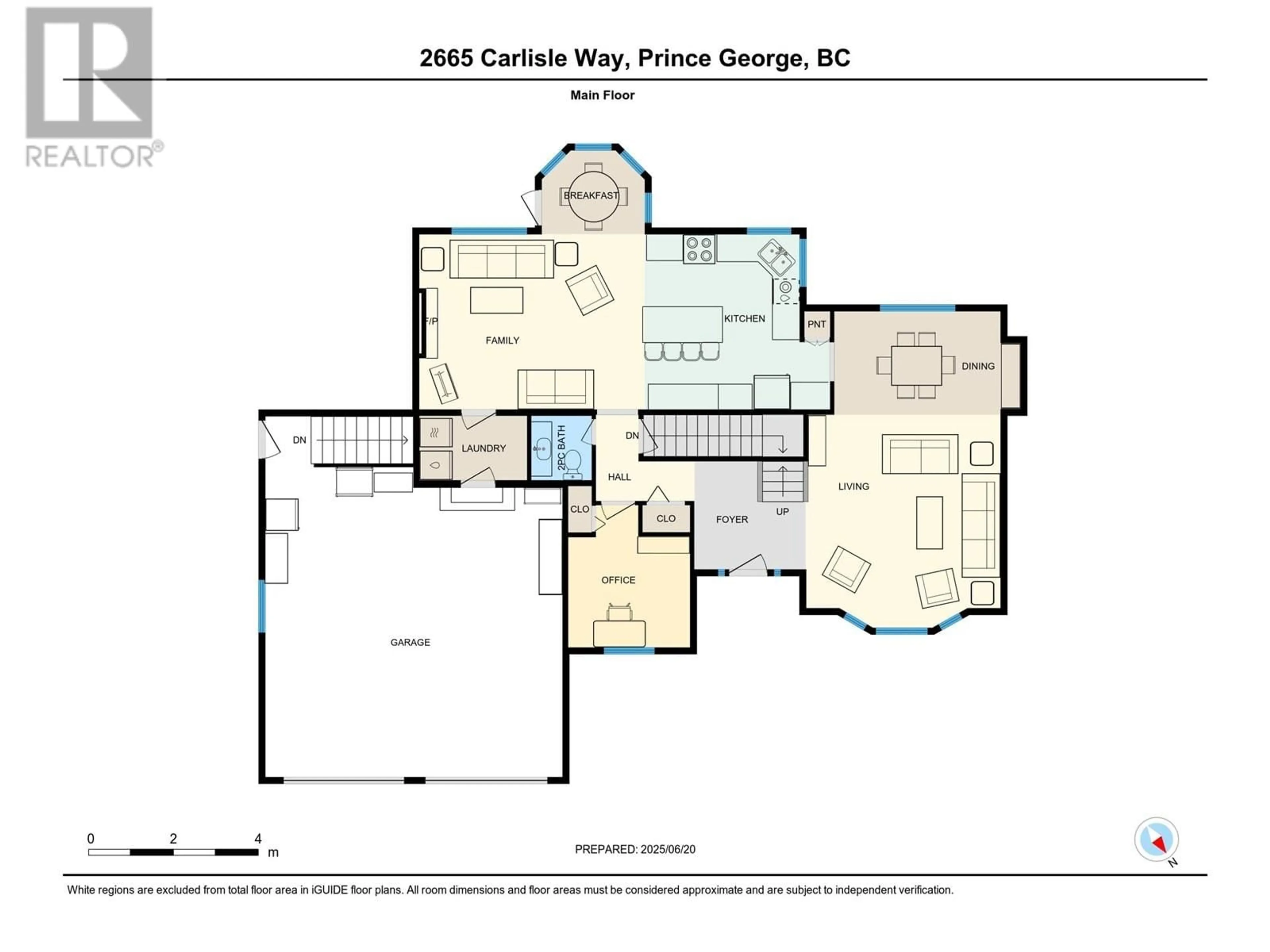 Floor plan for 2665 CARLISLE WAY, Prince George British Columbia V2K4B5