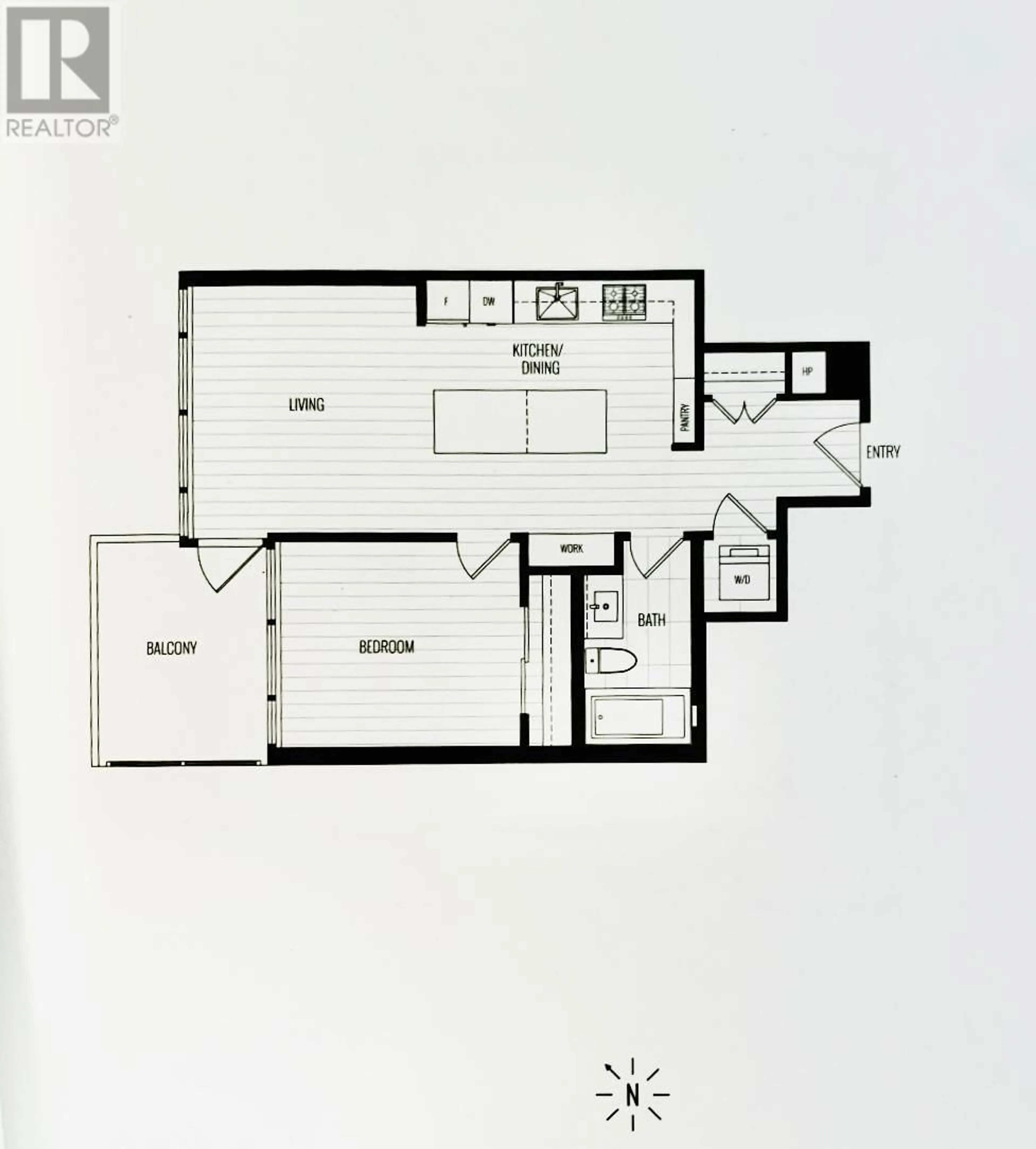 Floor plan for 1407 - 4711 HAZEL STREET, Burnaby British Columbia V5H0J9