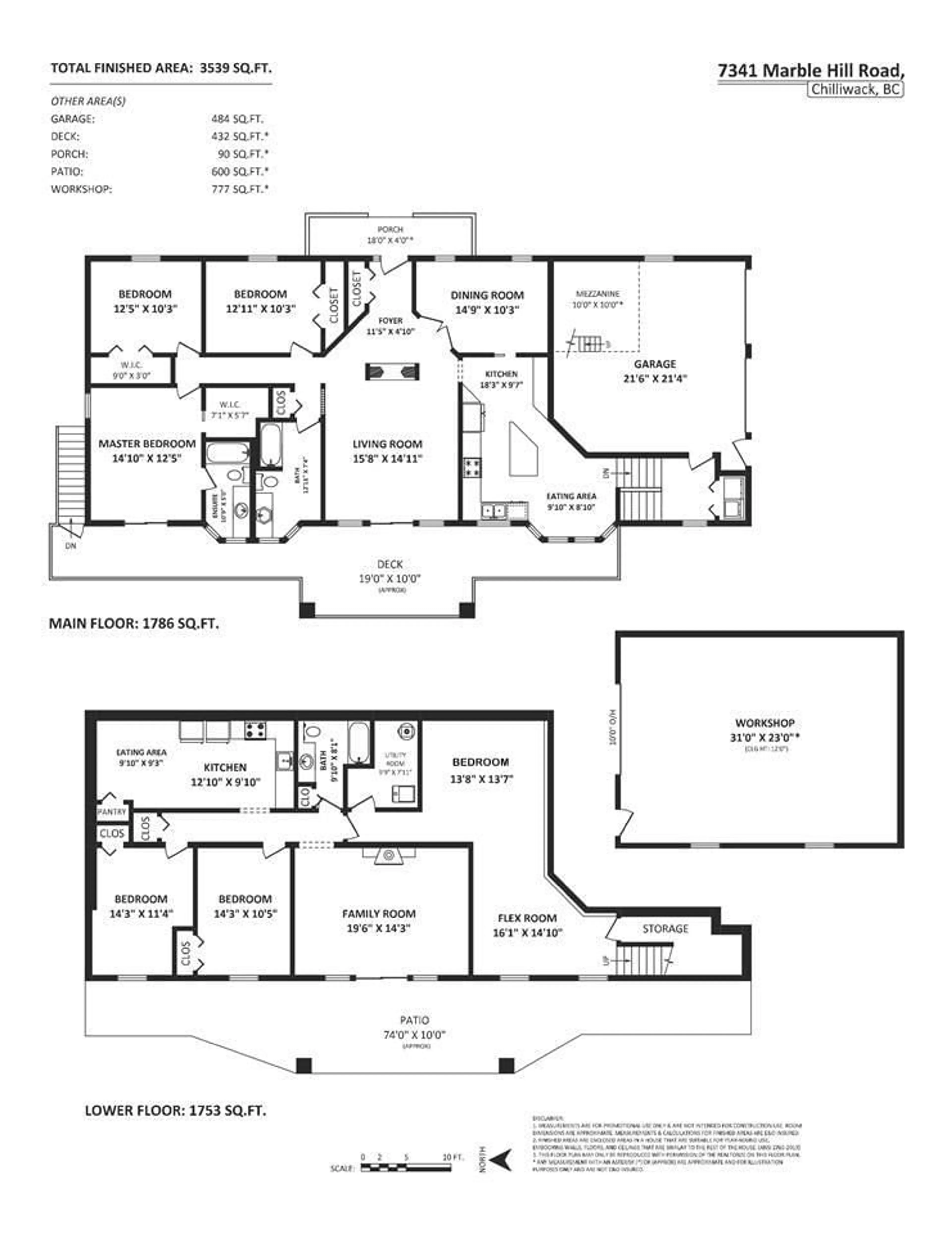 Floor plan for 7341 MARBLE HILL ROAD, Chilliwack British Columbia V4Z1J5