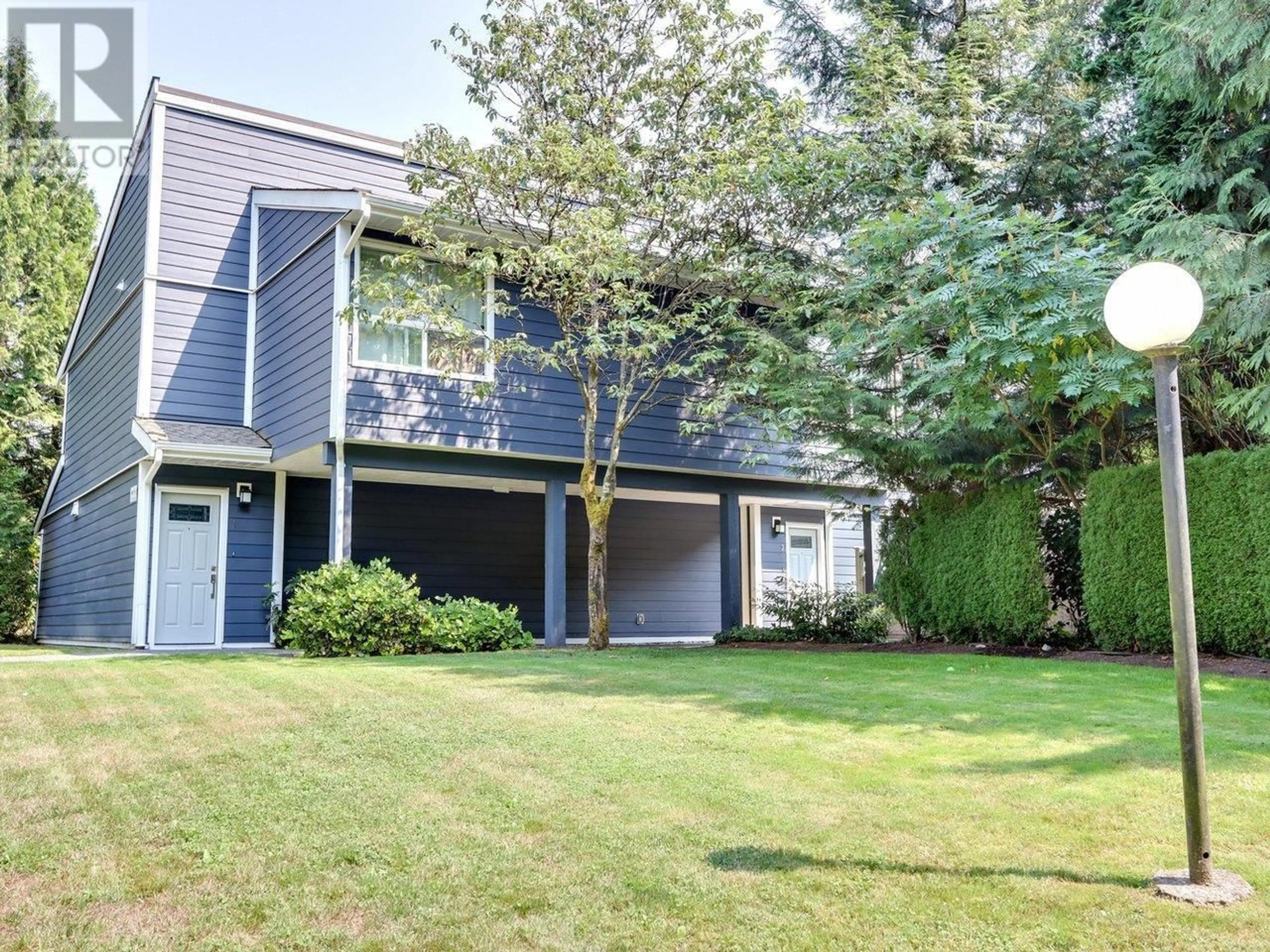 Home with vinyl exterior material, street for 3 - 9151 FOREST GROVE DRIVE, Burnaby British Columbia V5A3Z5