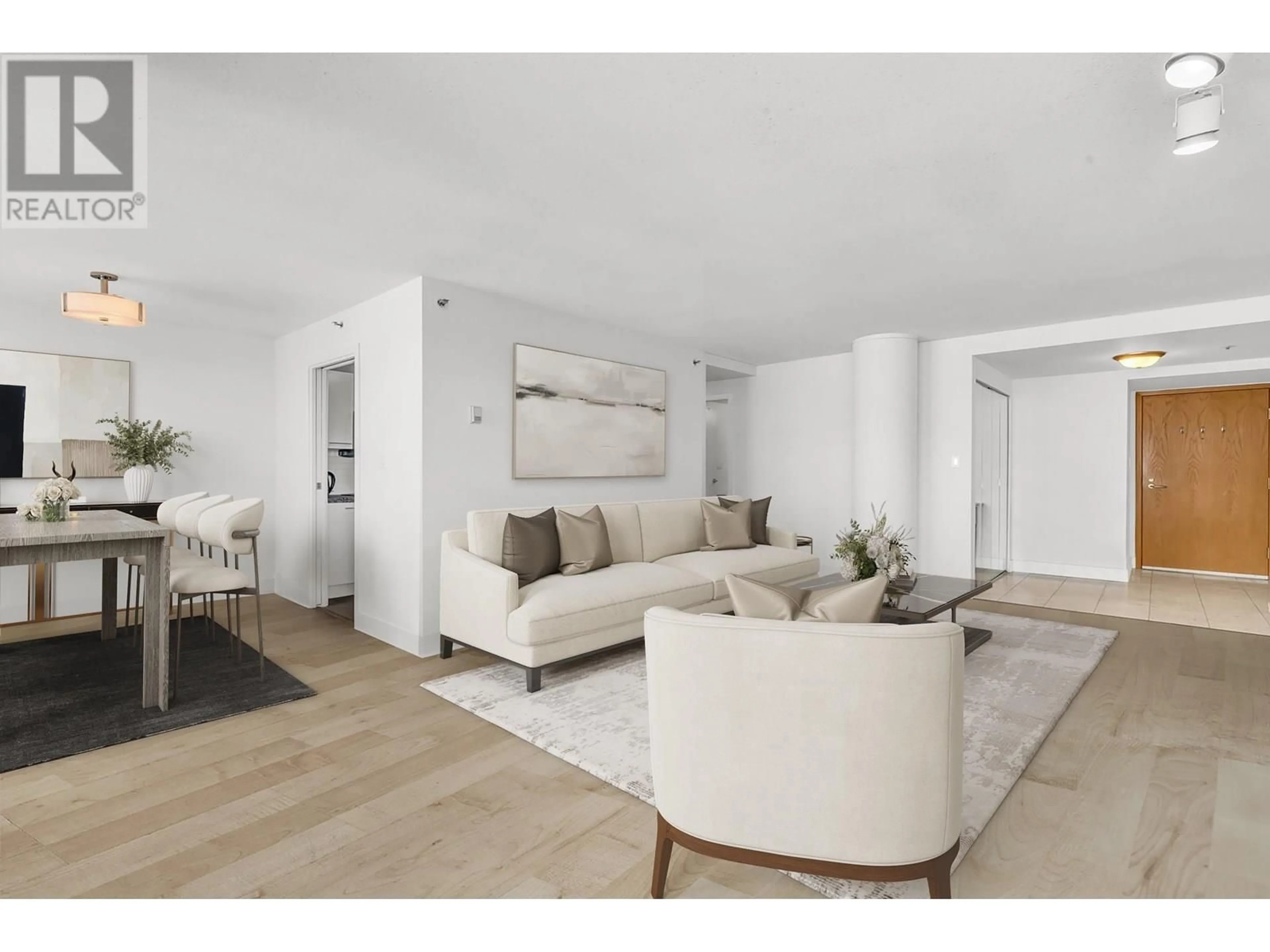 Living room with furniture, unknown for 910 - 1500 HORNBY STREET, Vancouver British Columbia V6Z2R1