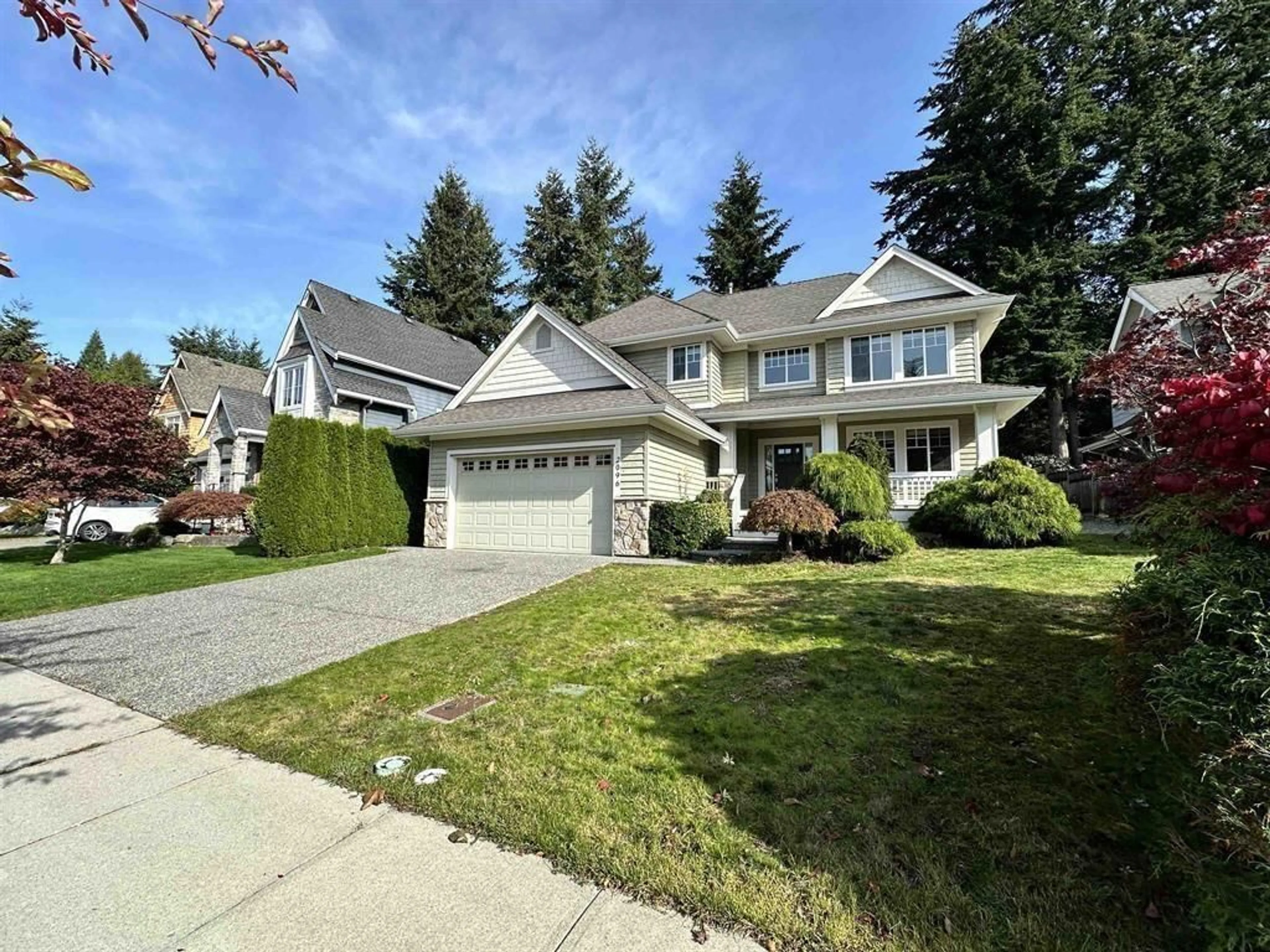Home with vinyl exterior material, street for 2096 128A, Surrey British Columbia V4A3V6