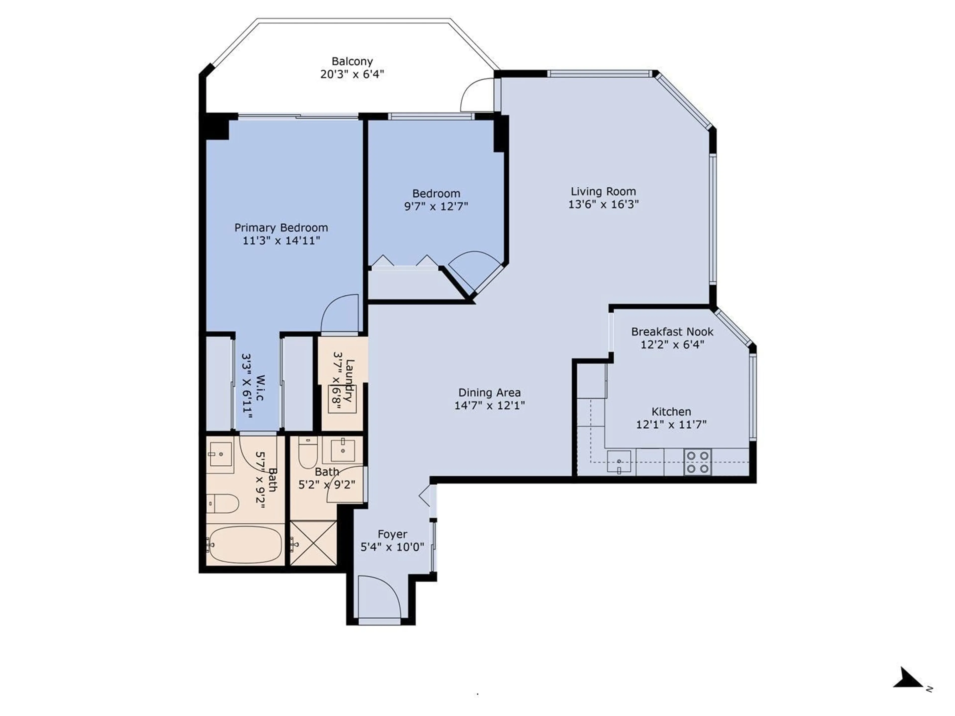 Floor plan for 401 - 3150 GLADWIN, Abbotsford British Columbia V2T5S9