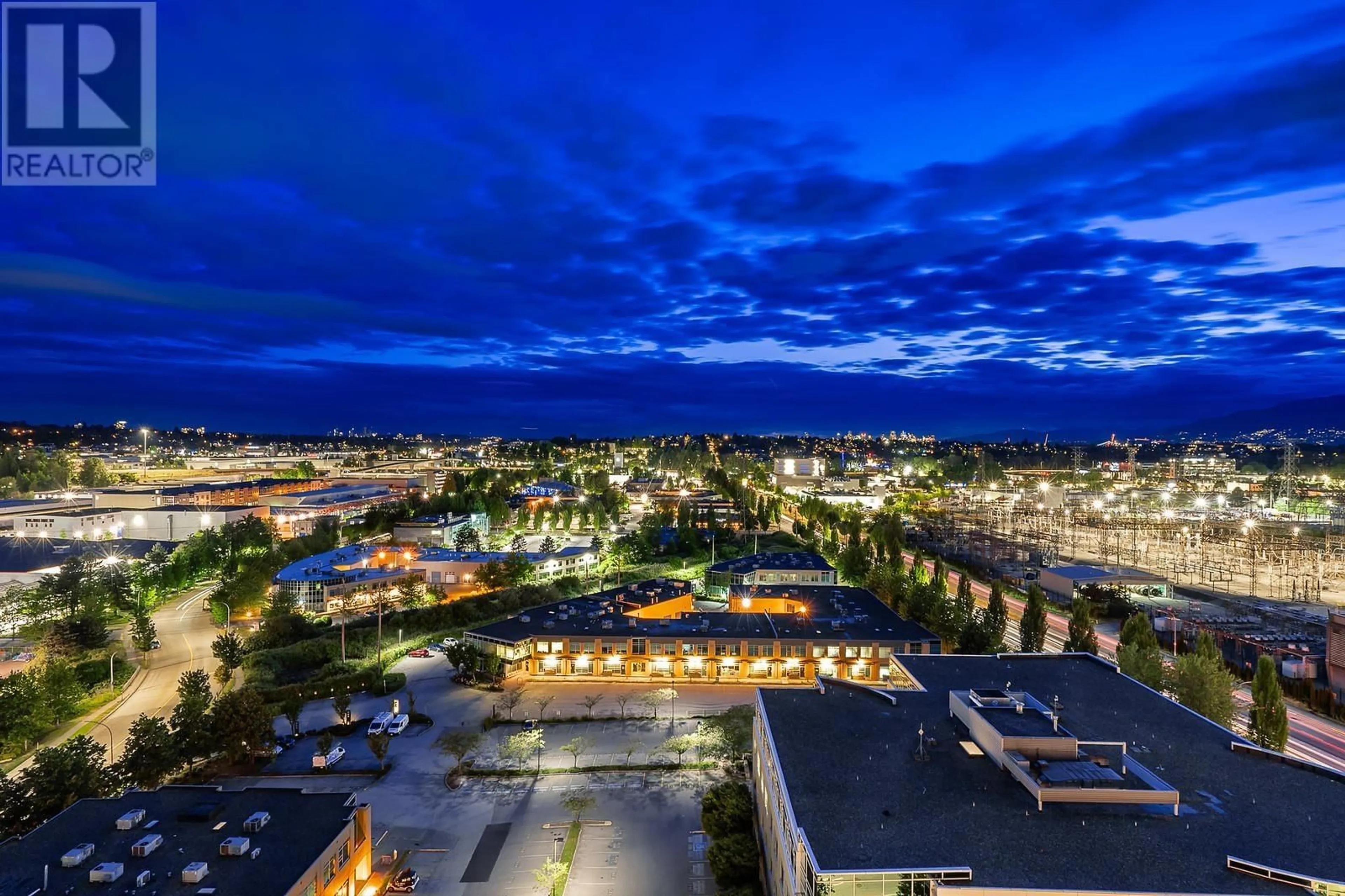 A pic from outside/outdoor area/front of a property/back of a property/a pic from drone, street for 1303 - 2186 GILMORE AVENUE, Burnaby British Columbia V5C0N7