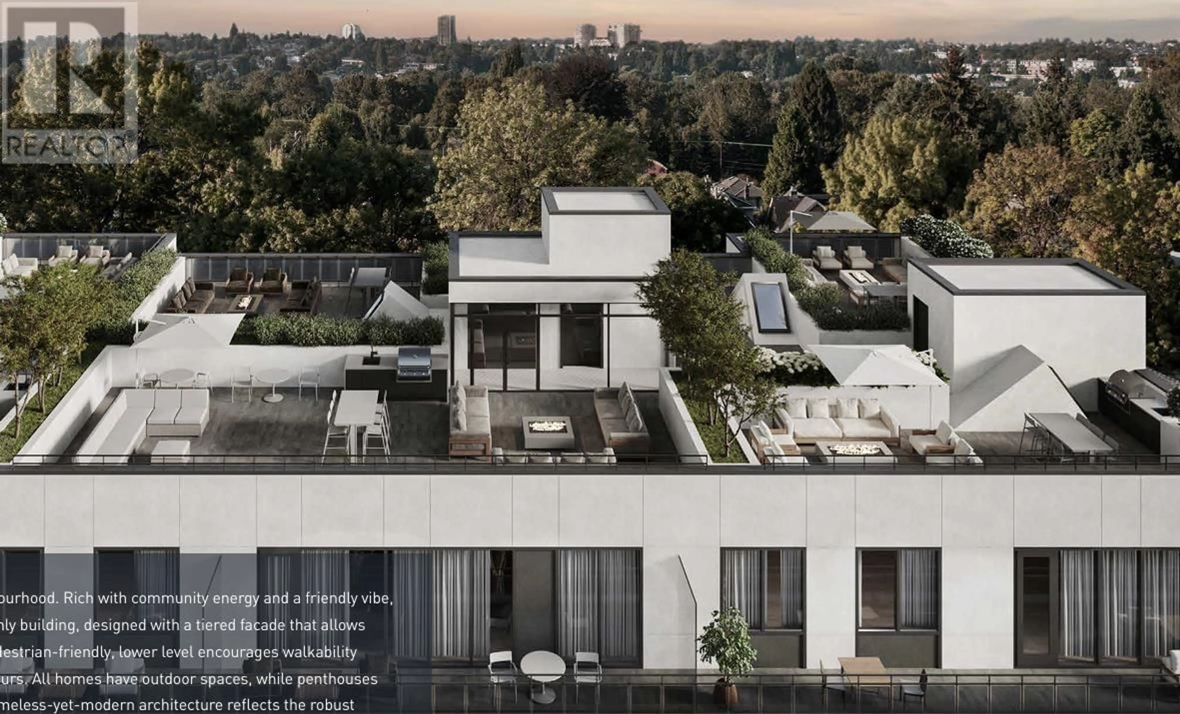 A pic from outside/outdoor area/front of a property/back of a property/a pic from drone, city buildings view from balcony for 603 - 2268 BROADWAY, Vancouver British Columbia V5N1W9