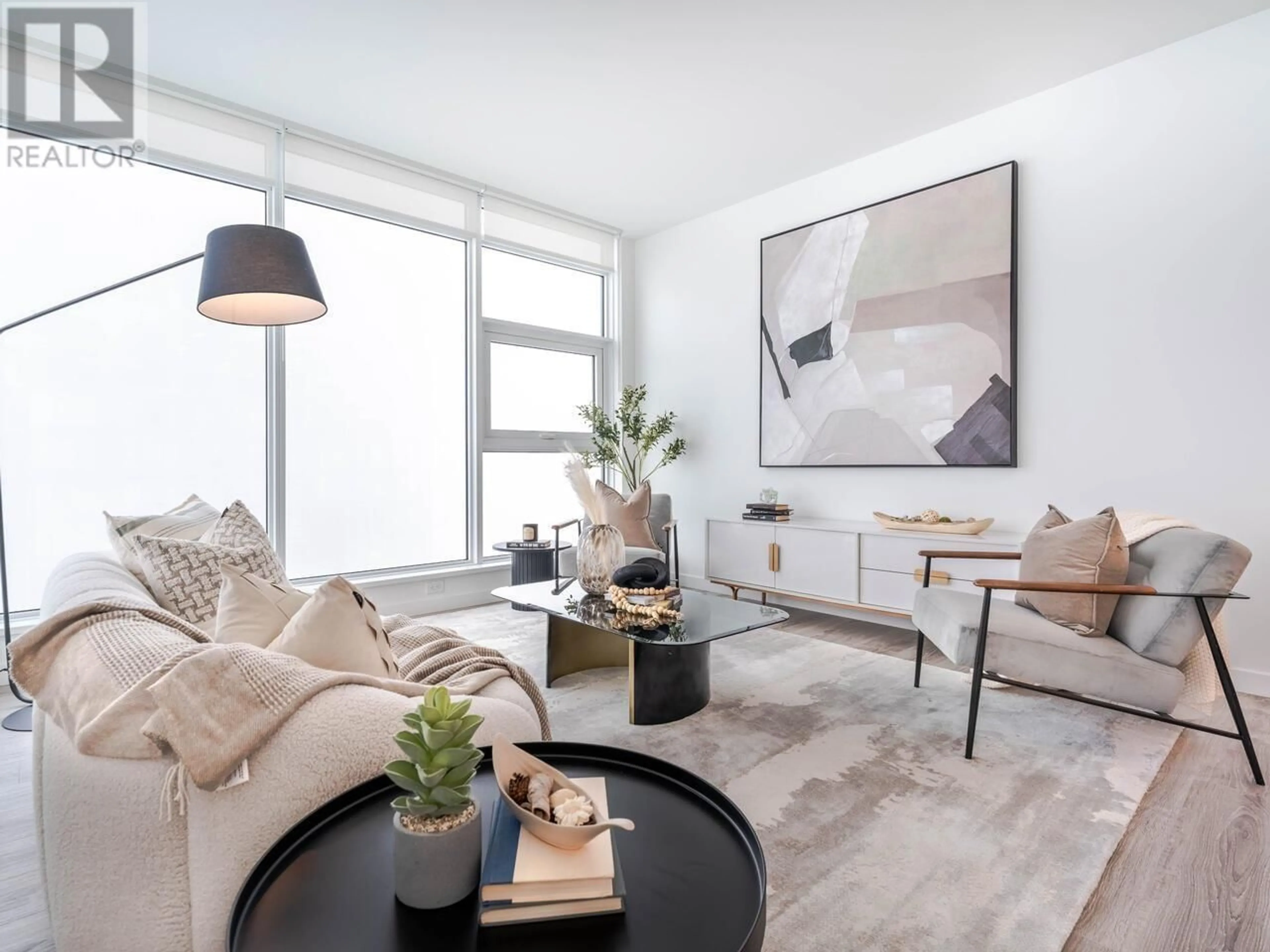 Living room with furniture, unknown for 3004 - 680 QUAYSIDE DRIVE, New Westminster British Columbia V3M0P2