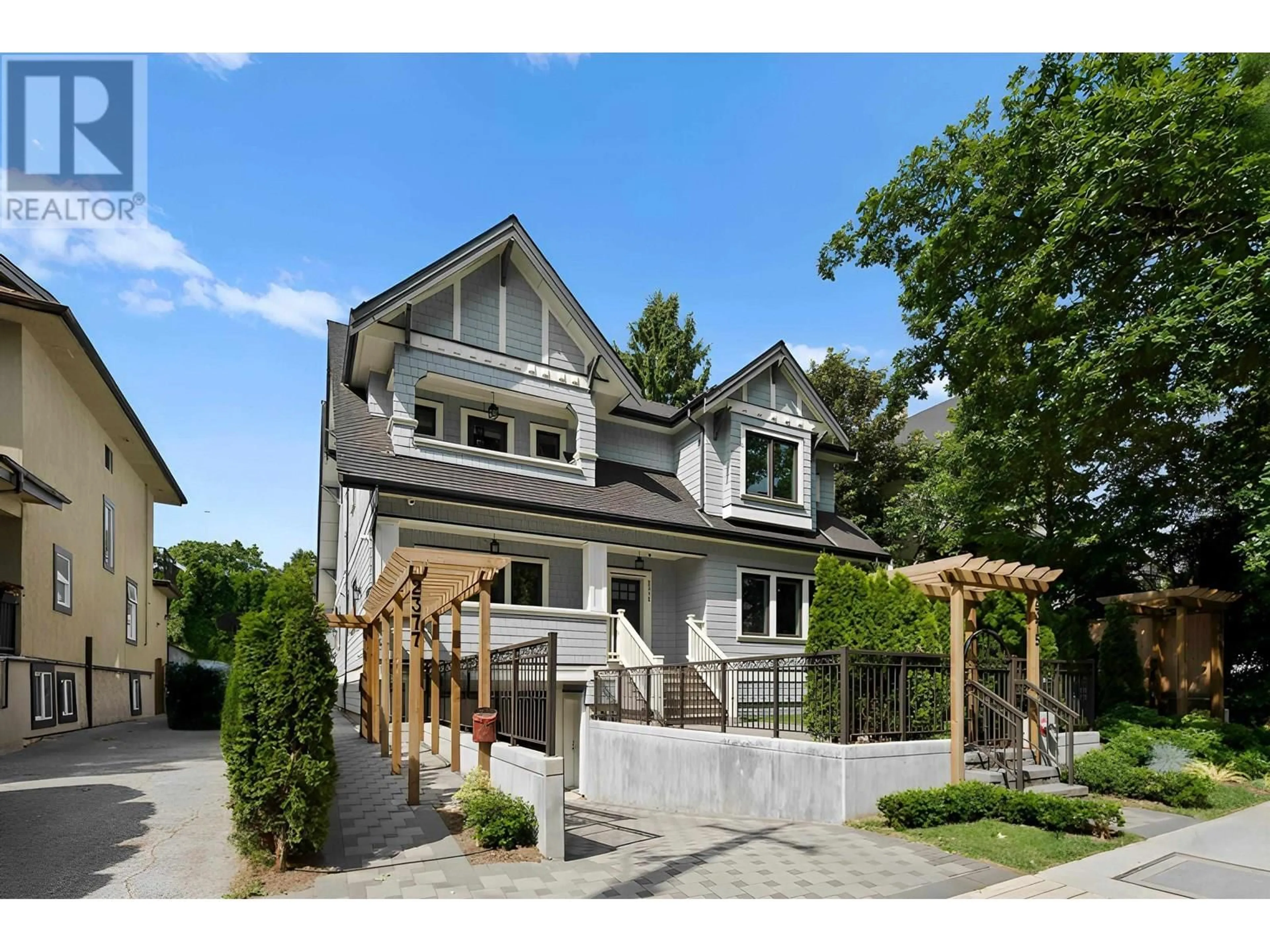 Home with brick exterior material, street for 2377 7TH AVENUE, Vancouver British Columbia V6K1Y4
