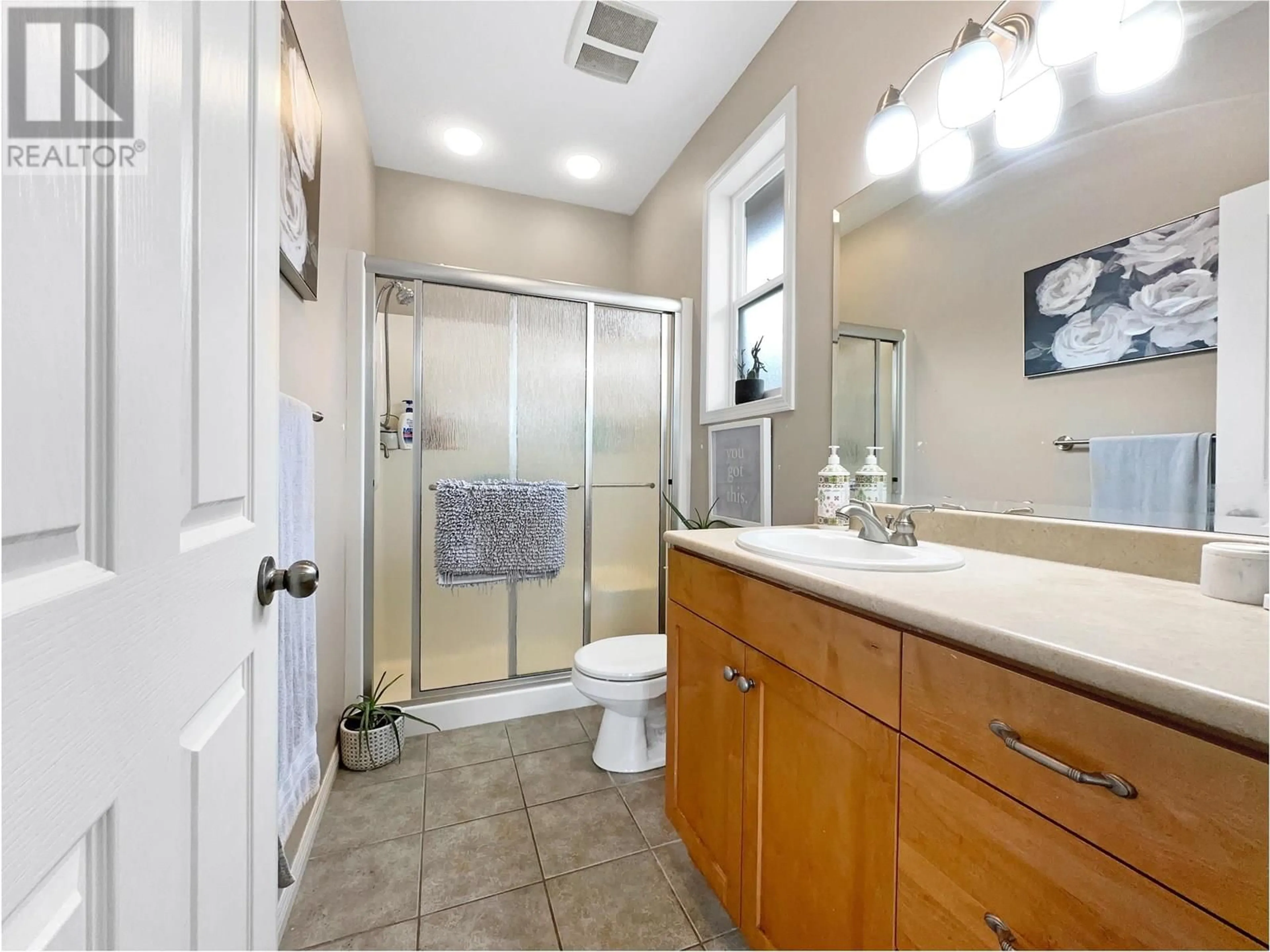 Standard bathroom, ceramic/tile floor for 128 - 375 MANDARINO PLACE, Williams Lake British Columbia V2G4V3