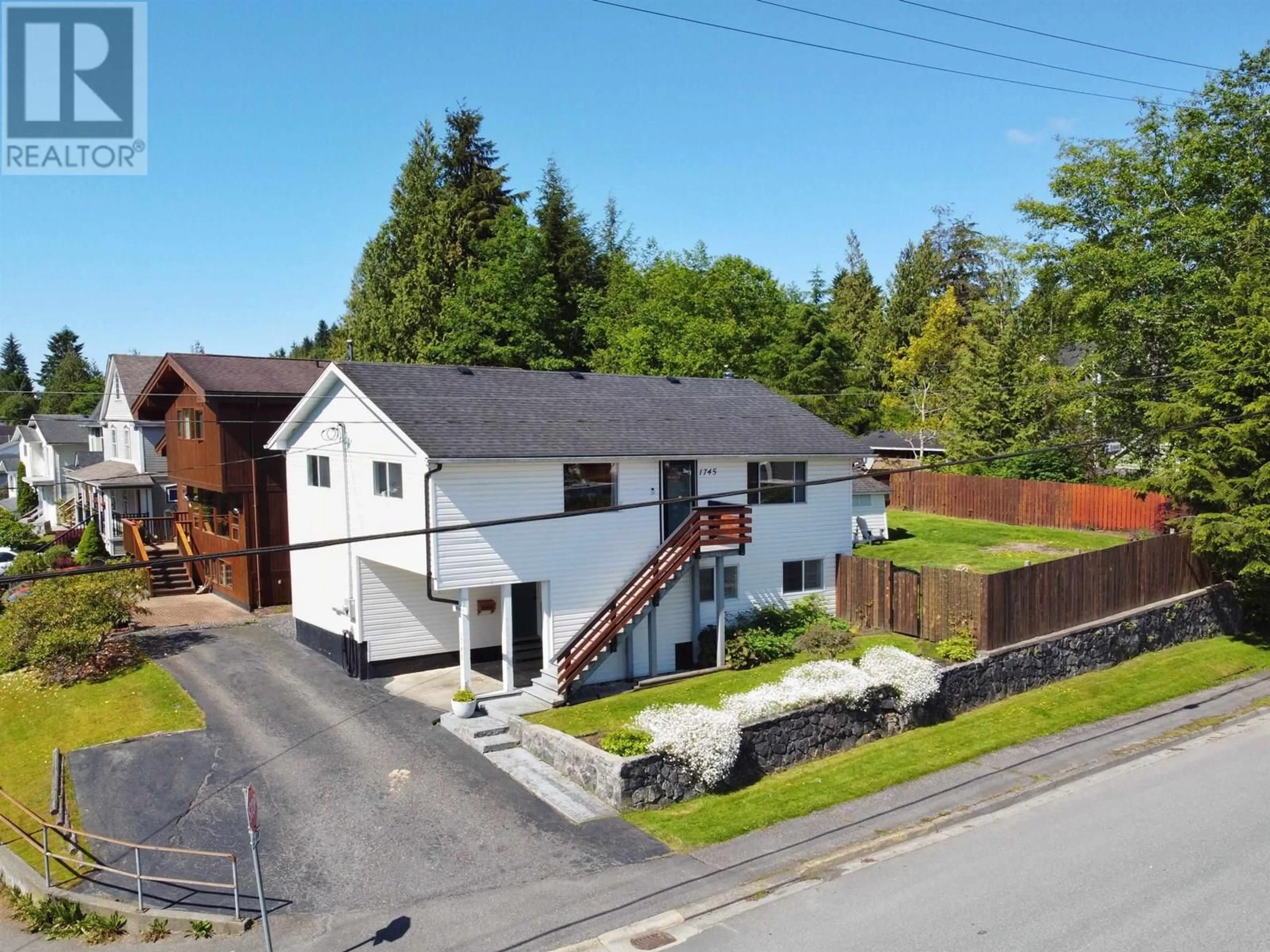 A pic from outside/outdoor area/front of a property/back of a property/a pic from drone, street for 1745 7TH AVENUE, Prince Rupert British Columbia V8J2K5