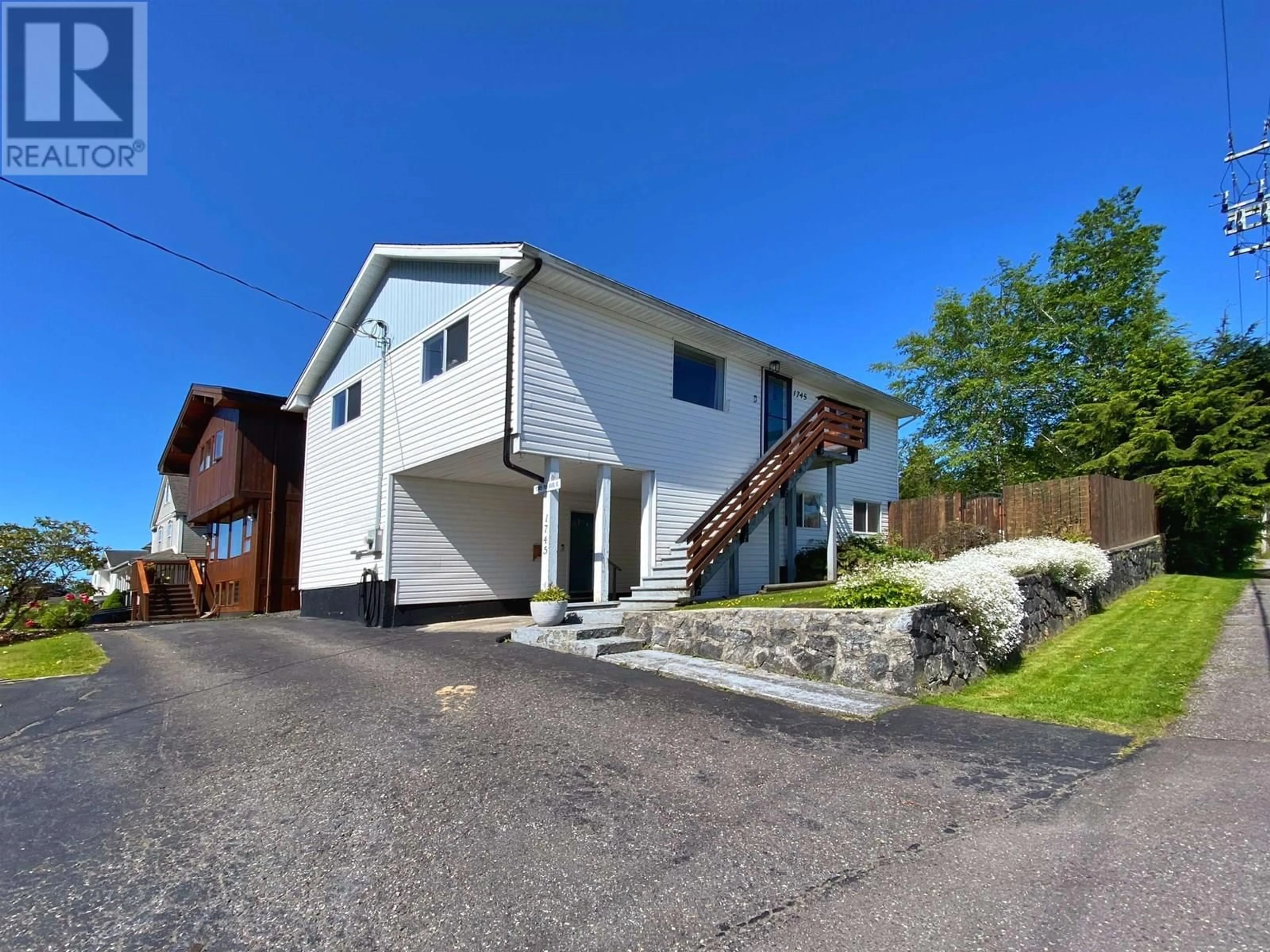 A pic from outside/outdoor area/front of a property/back of a property/a pic from drone, street for 1745 7TH AVENUE, Prince Rupert British Columbia V8J2K5
