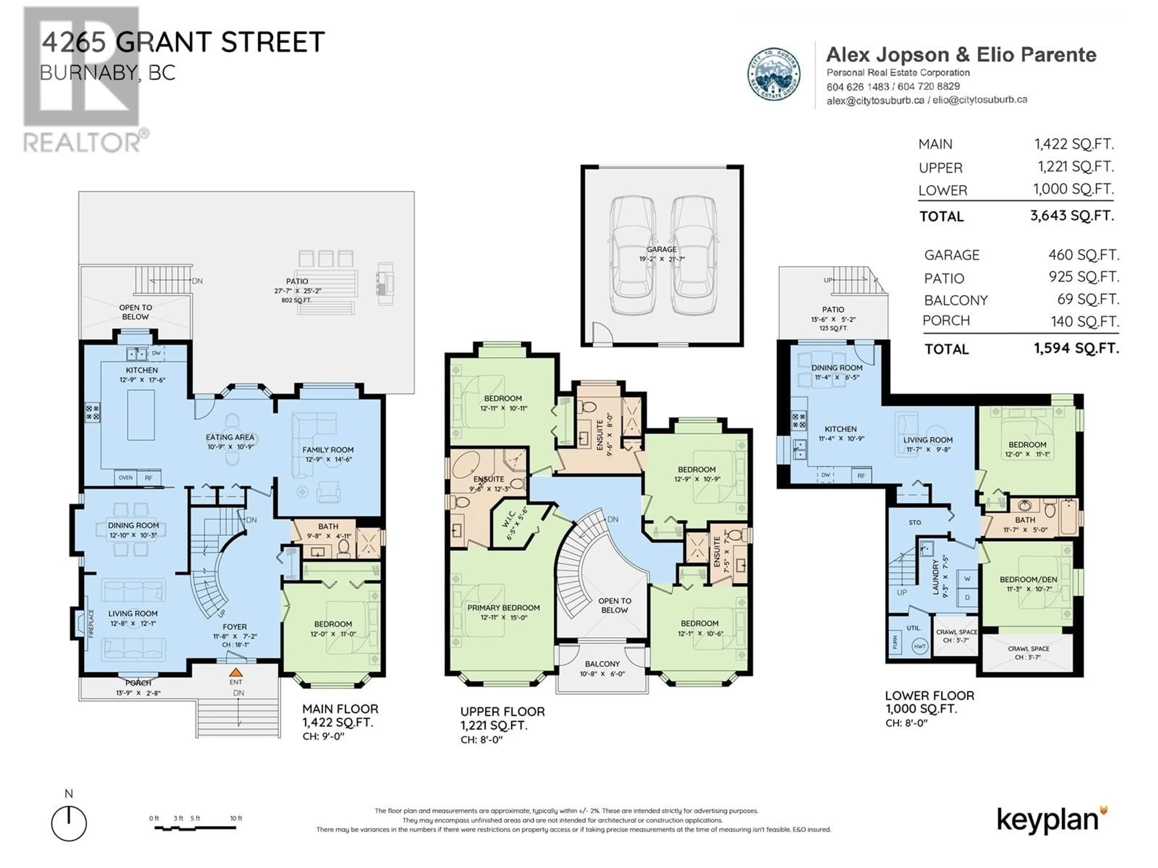 Floor plan for 4265 GRANT STREET, Burnaby British Columbia V5C3P1