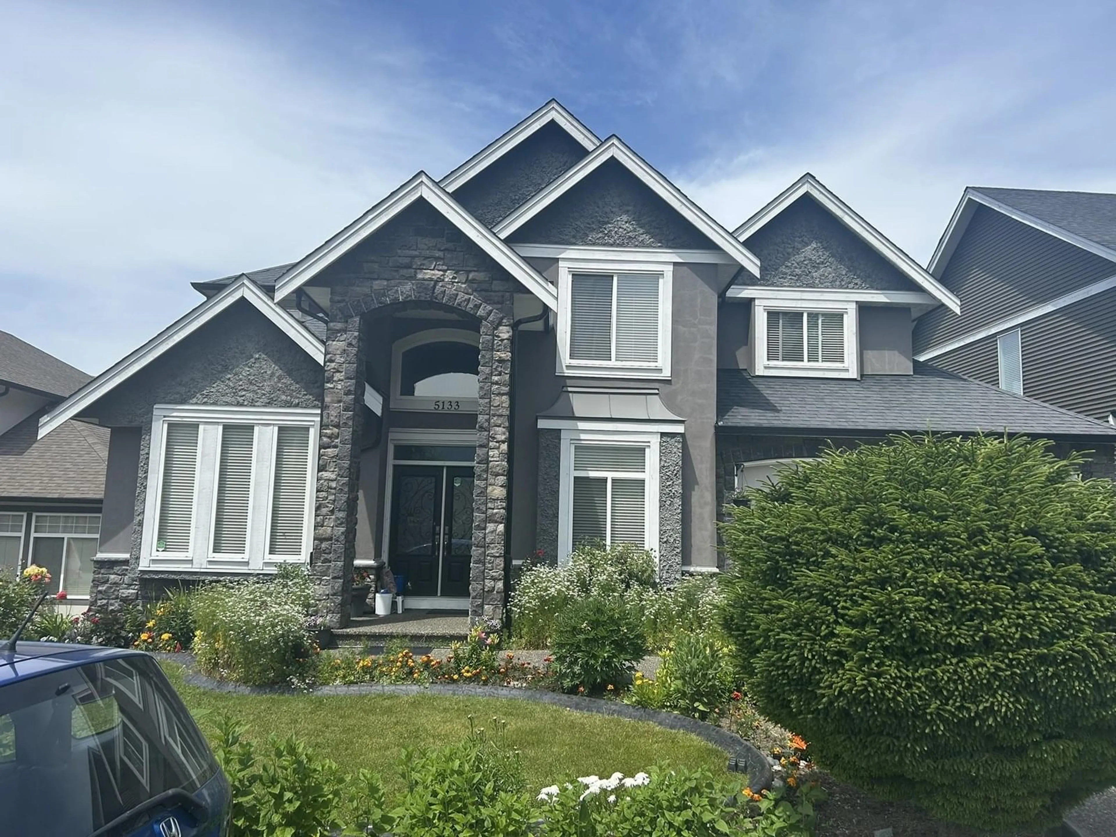 Home with vinyl exterior material, street for 5133 CECIL RIDGE PLACE, Chilliwack British Columbia V2R6A1