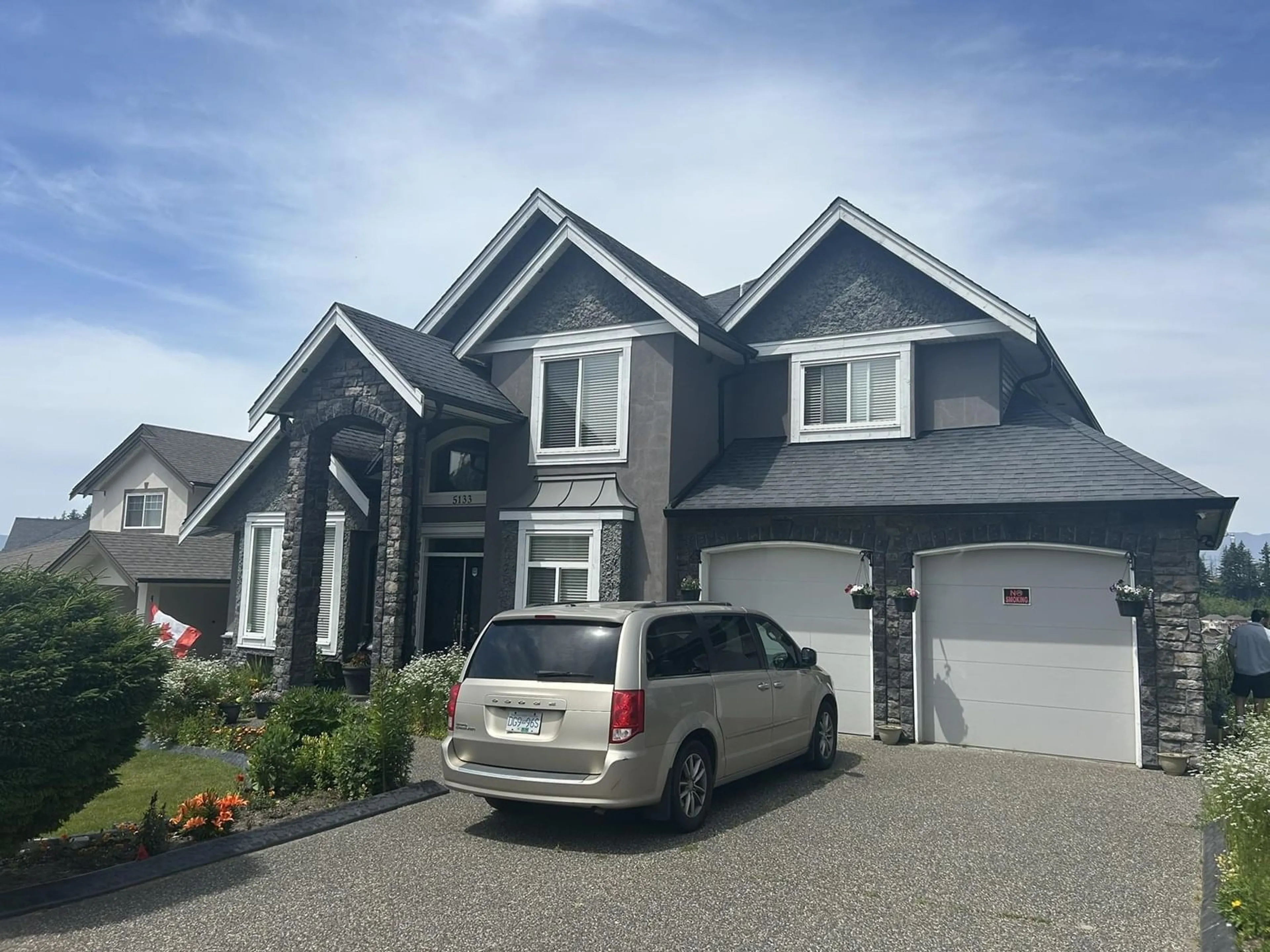 Home with vinyl exterior material, street for 5133 CECIL RIDGE PLACE, Chilliwack British Columbia V2R6A1