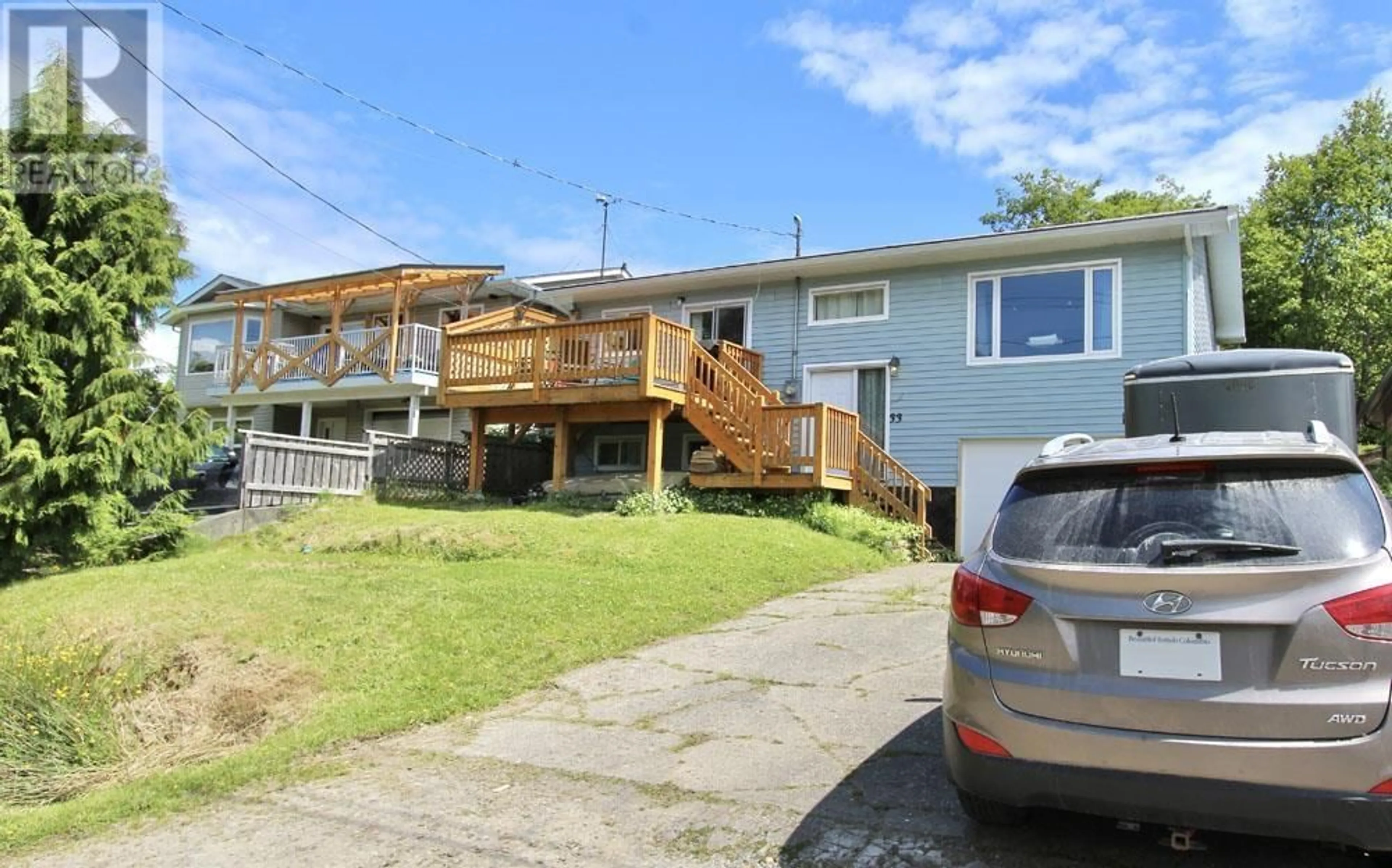 A pic from outside/outdoor area/front of a property/back of a property/a pic from drone, street for 33 YAKOUN STREET, Port Clements British Columbia V0T1R0