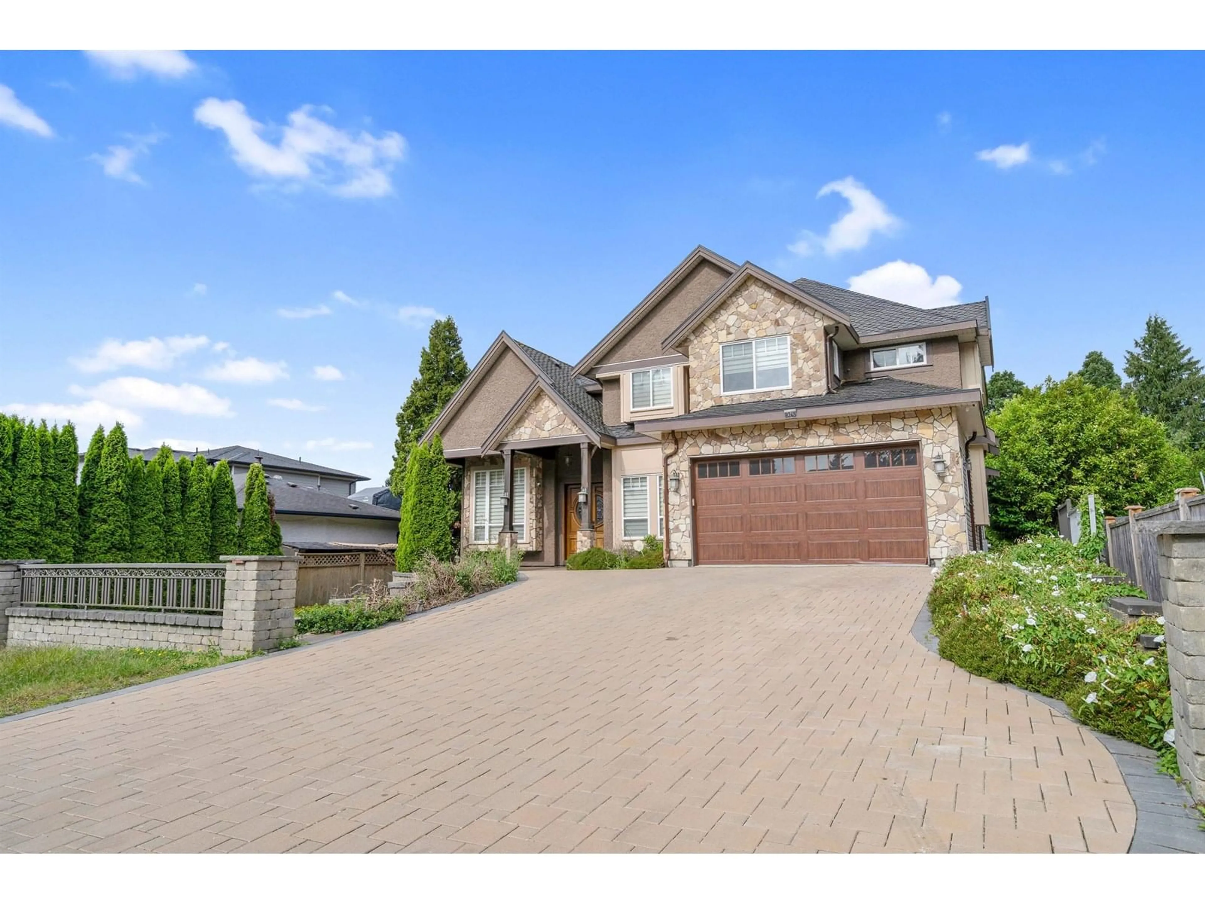 Home with brick exterior material, street for 8245 144A, Surrey British Columbia V3S2X9