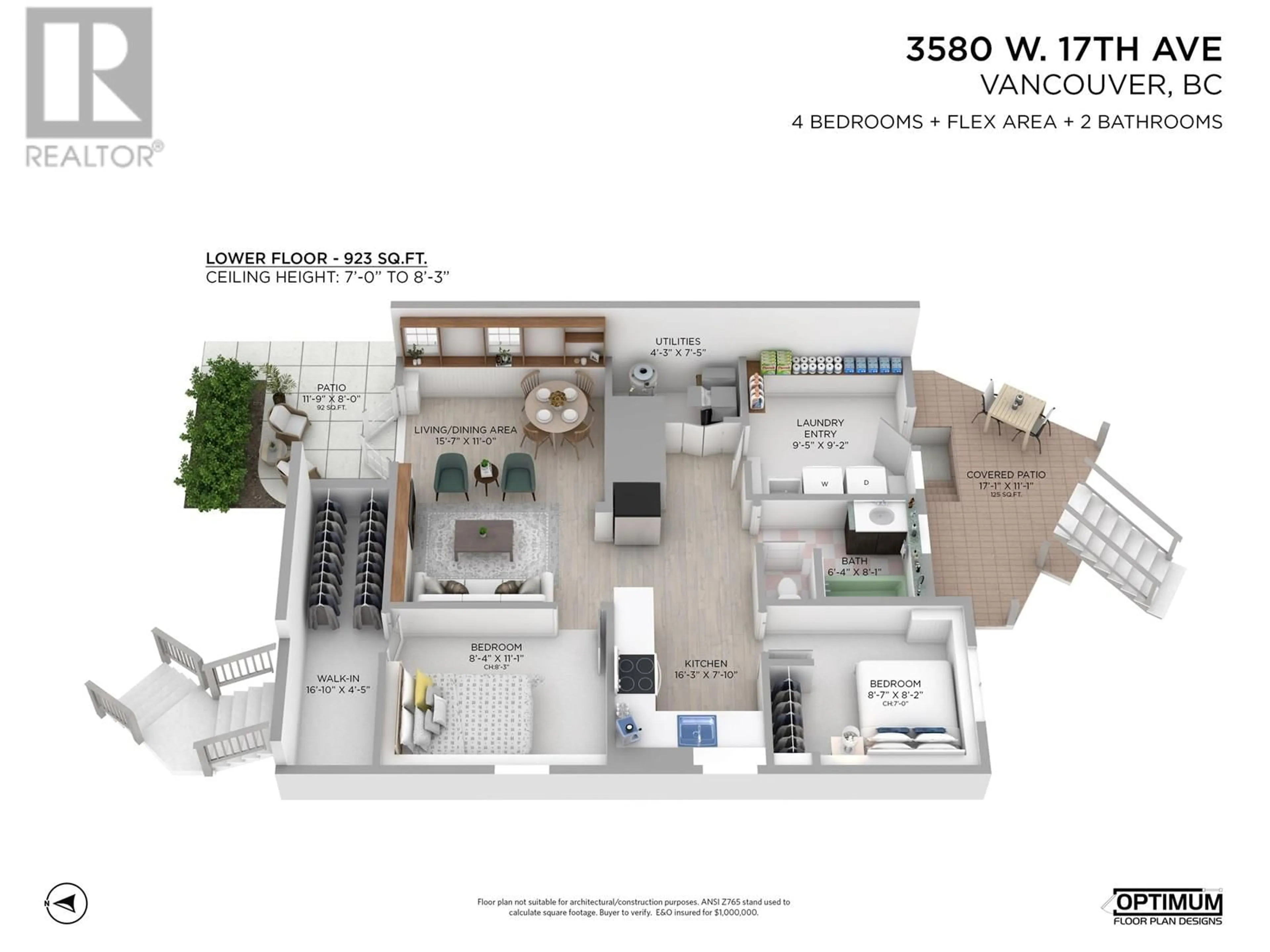 Floor plan for 3580 17TH AVENUE, Vancouver British Columbia V6S1A1
