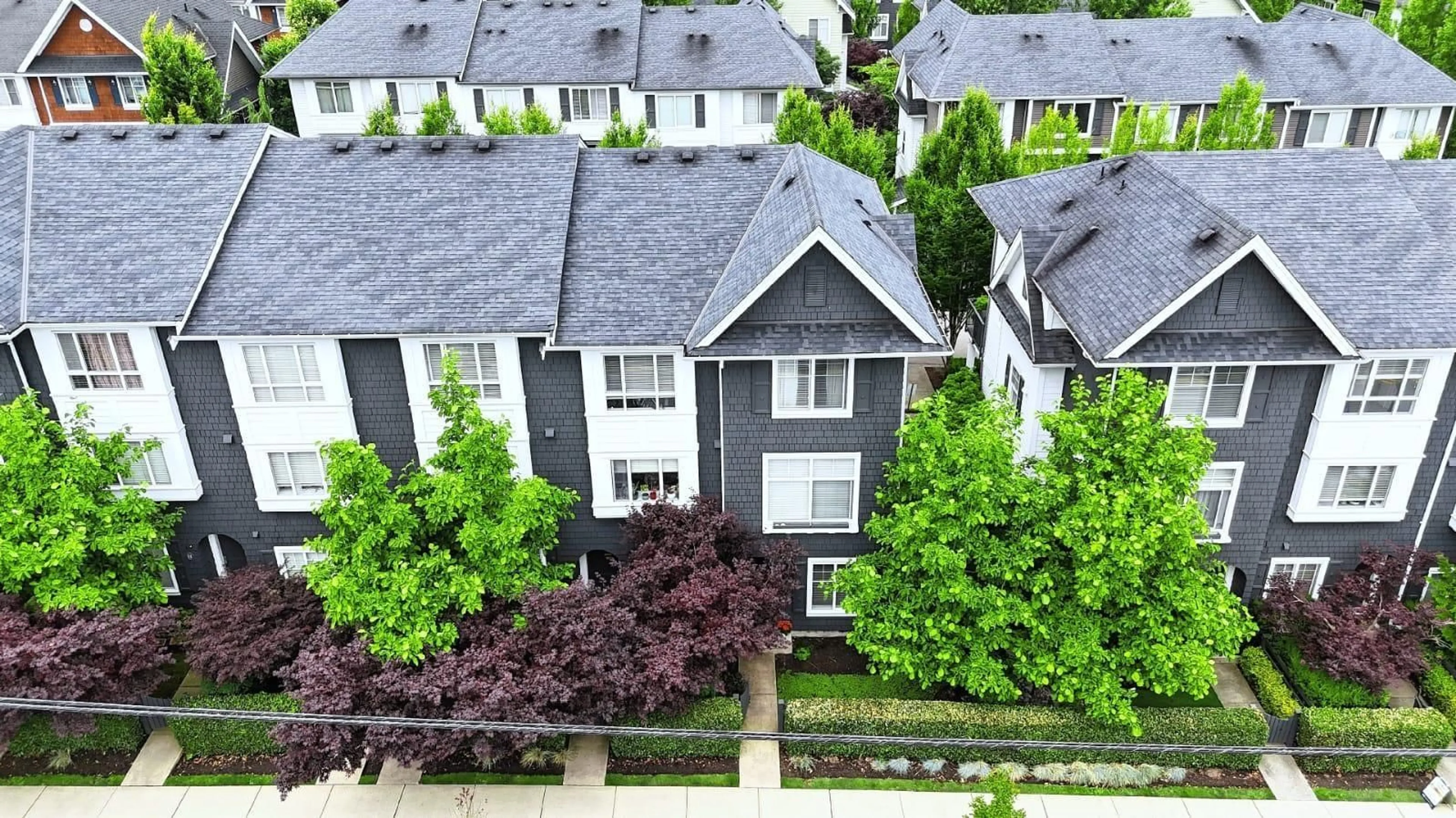 A pic from outside/outdoor area/front of a property/back of a property/a pic from drone, street for 7 - 14955 60, Surrey British Columbia V3S1R8