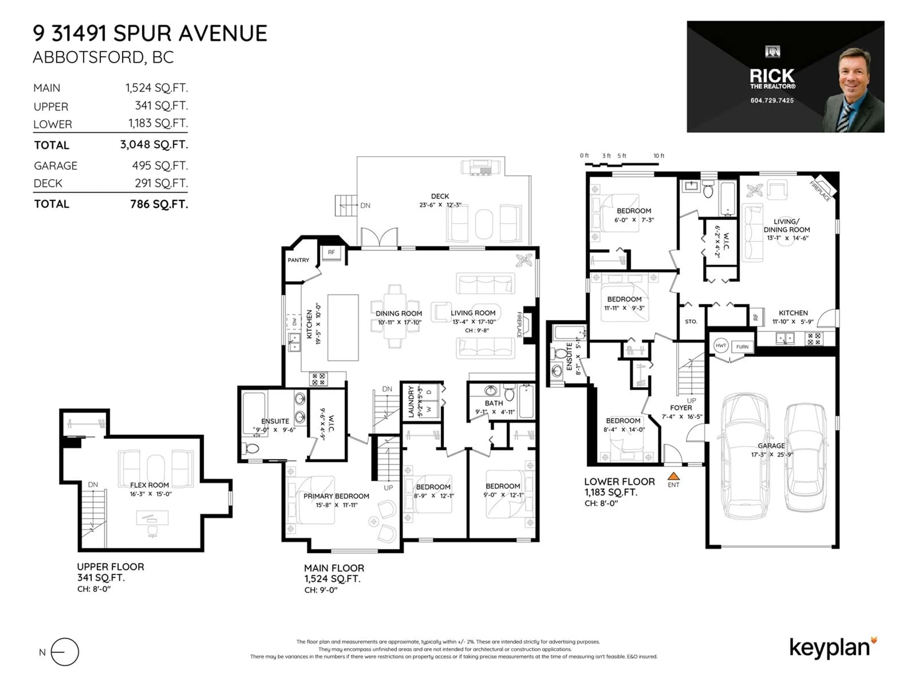 Floor plan for 9 - 31491 SPUR, Abbotsford British Columbia V2T6W9