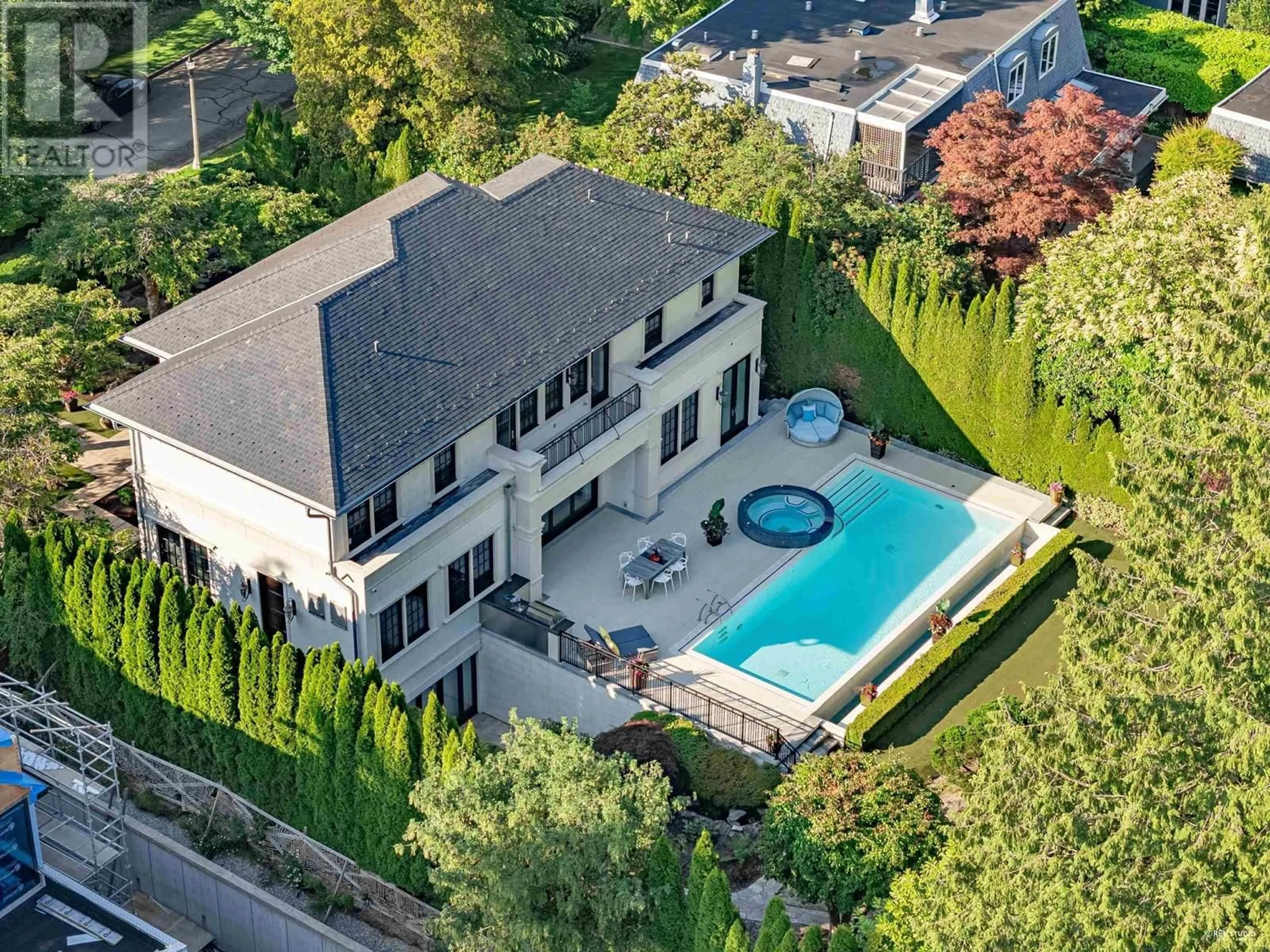 A pic from outside/outdoor area/front of a property/back of a property/a pic from drone, street for 1630 AVONDALE AVENUE, Vancouver British Columbia V6M1S1