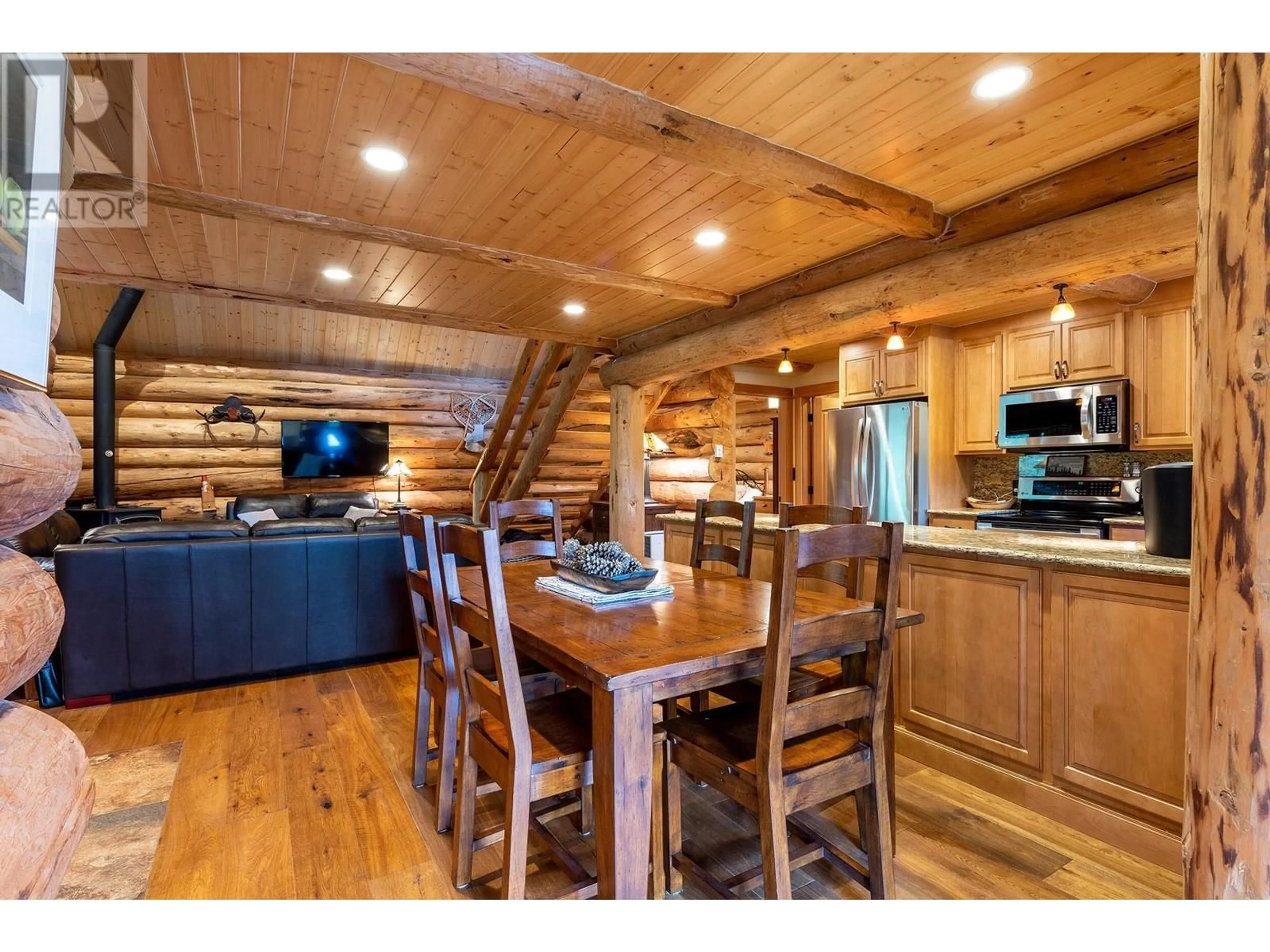 Open concept kitchen, wood/laminate floor for 2710 RIMROCK ROAD, Whistler British Columbia V8E0A6
