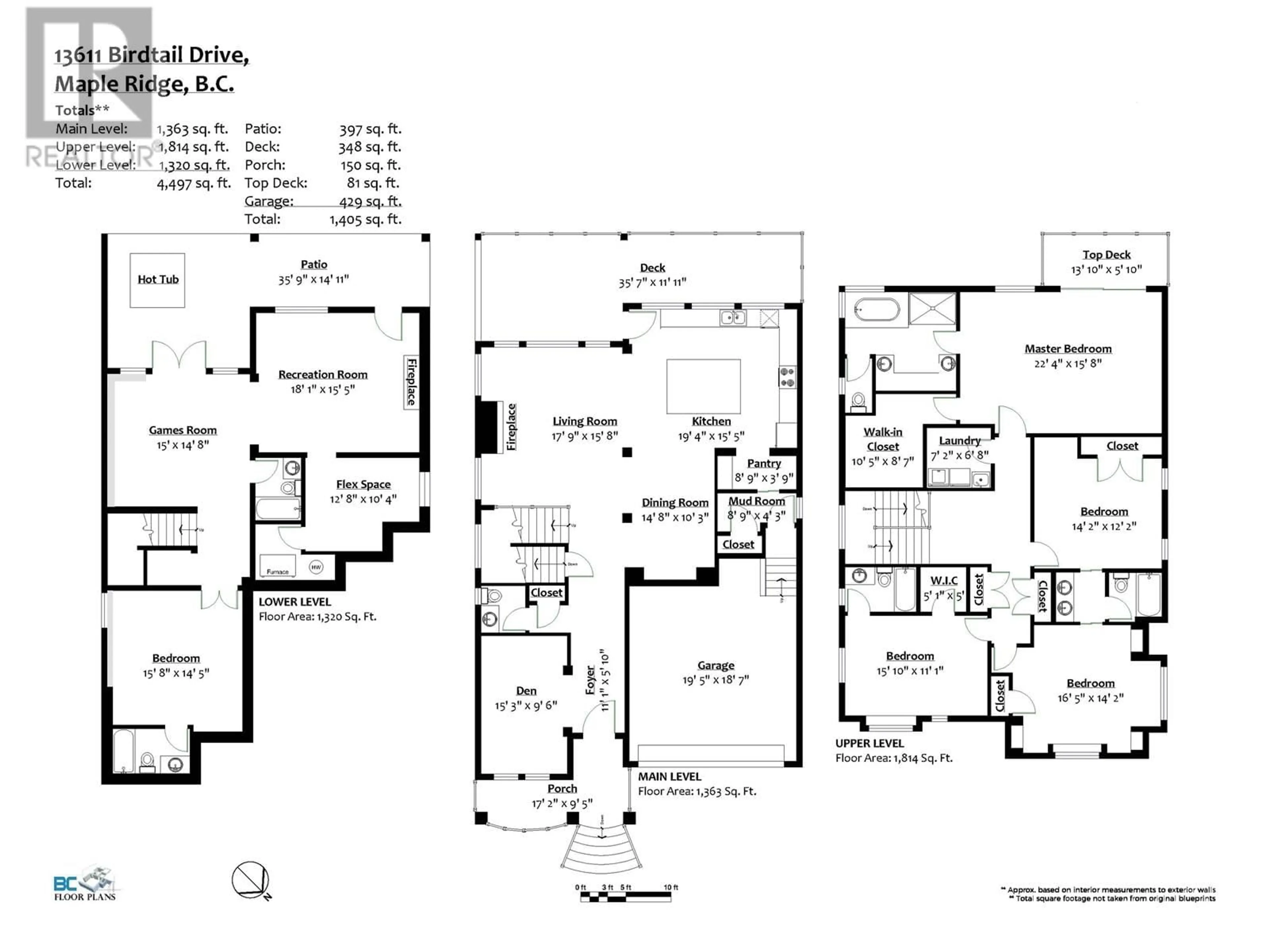 Floor plan for 13611 BIRDTAIL DRIVE, Maple Ridge British Columbia V4R0E1