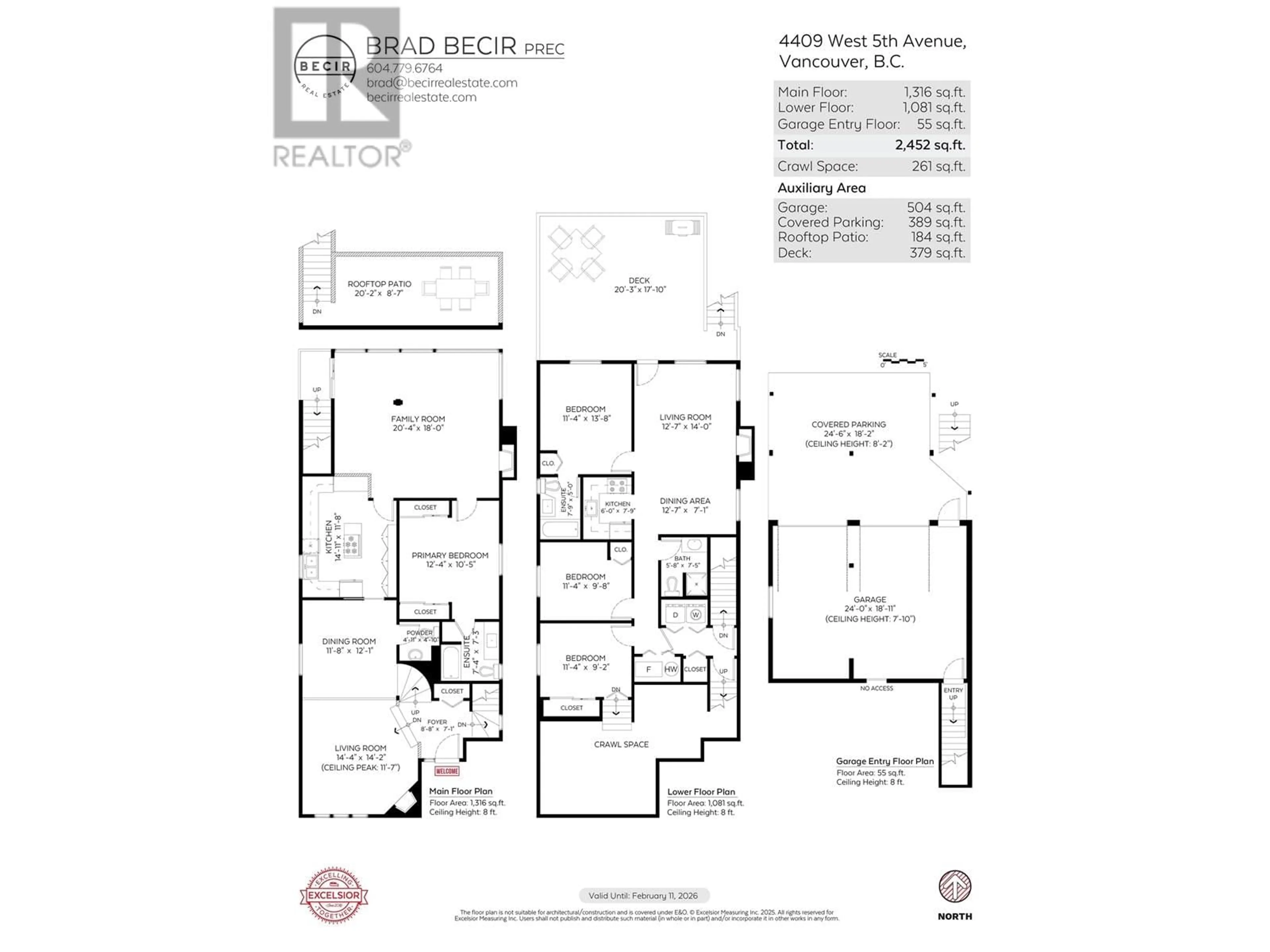 Floor plan for 4409 WEST 5TH AVENUE, Vancouver British Columbia V6R1S4