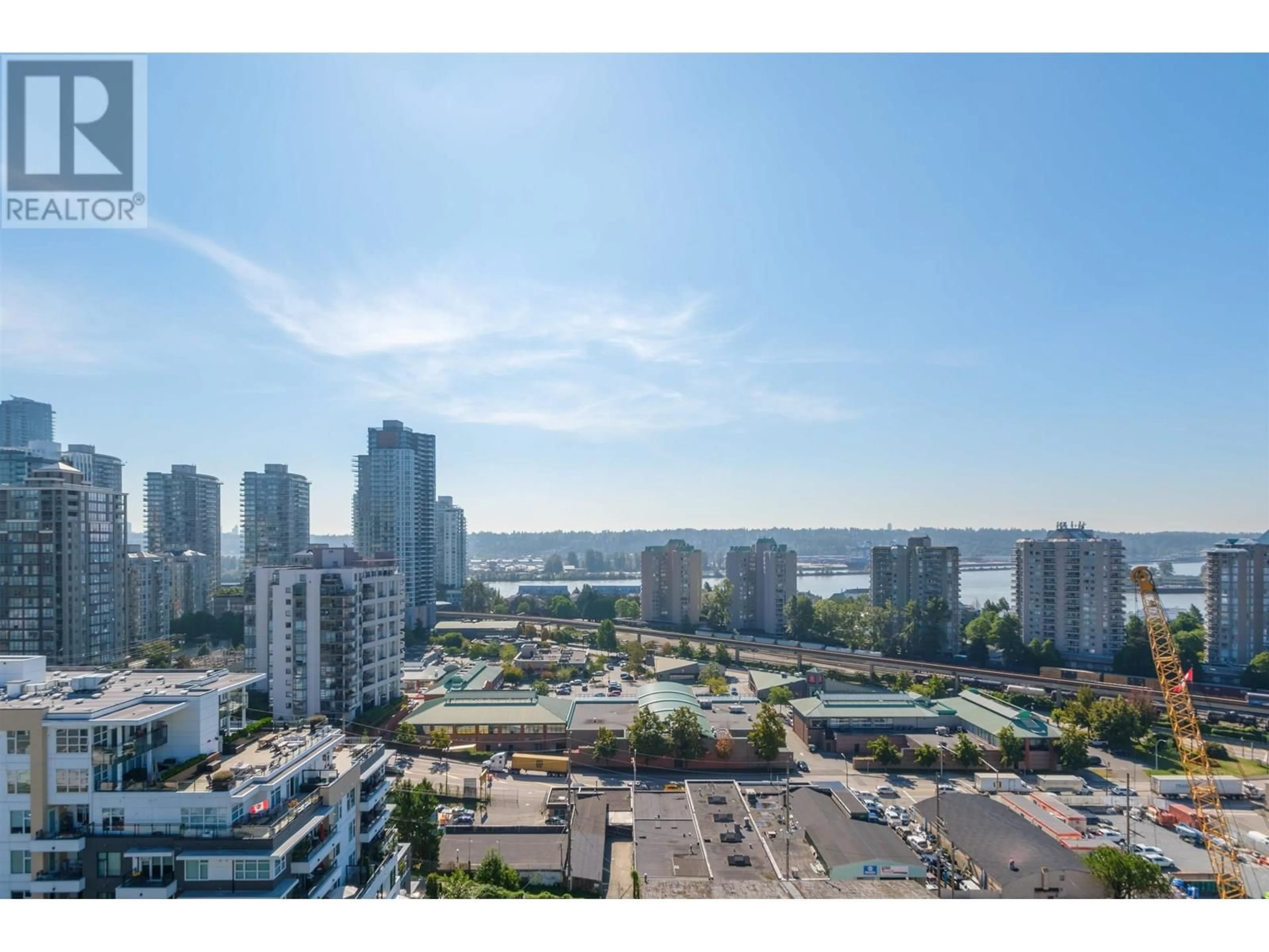 A pic from outside/outdoor area/front of a property/back of a property/a pic from drone, city buildings view from balcony for 1105 - 1026 QUEENS AVENUE, New Westminster British Columbia V3M6B2