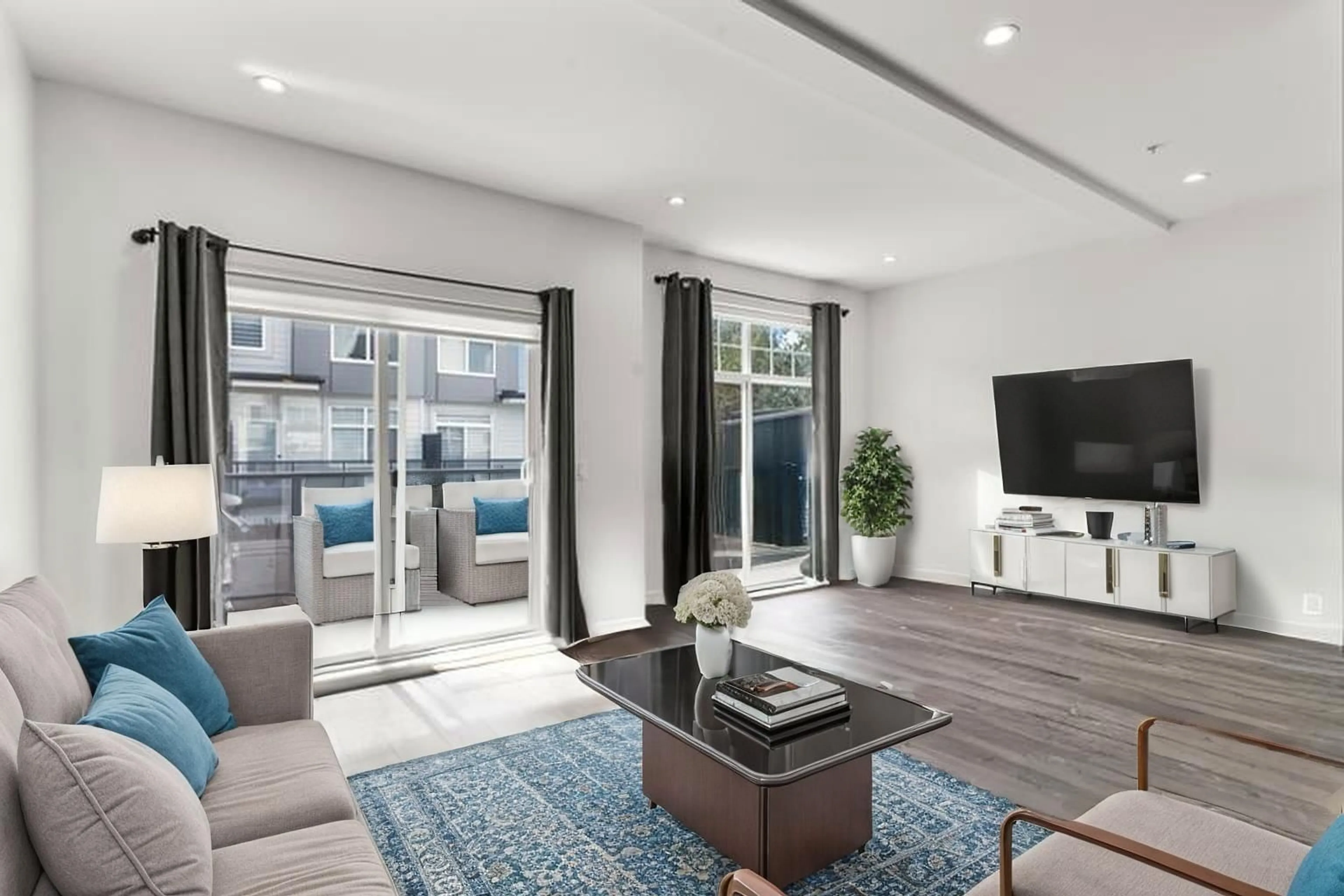 Living room with furniture, unknown for 11 - 22334 48, Langley British Columbia V3A3N5