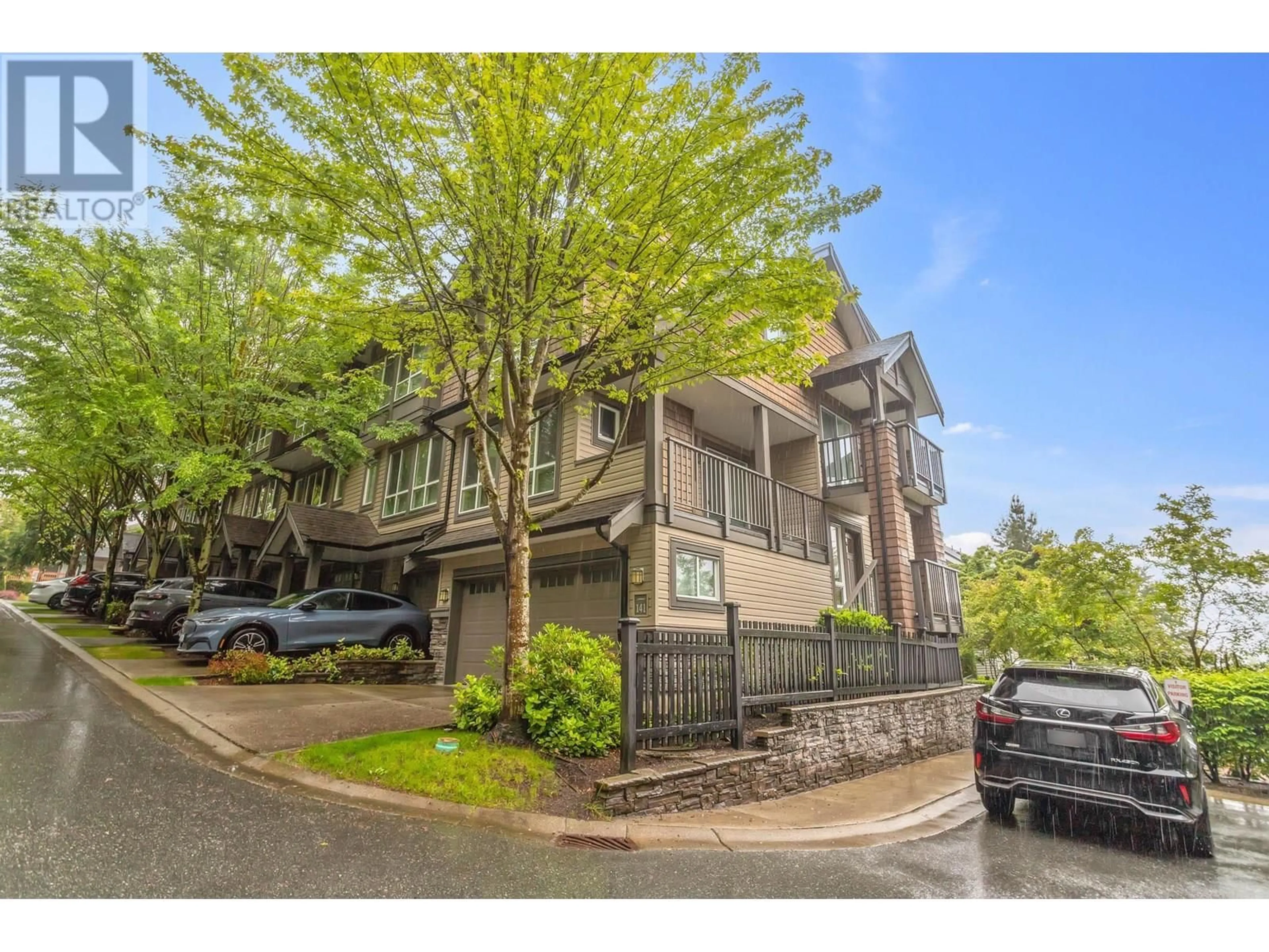 A pic from outside/outdoor area/front of a property/back of a property/a pic from drone, street for 141 - 1460 SOUTHVIEW STREET, Coquitlam British Columbia V3E0G6